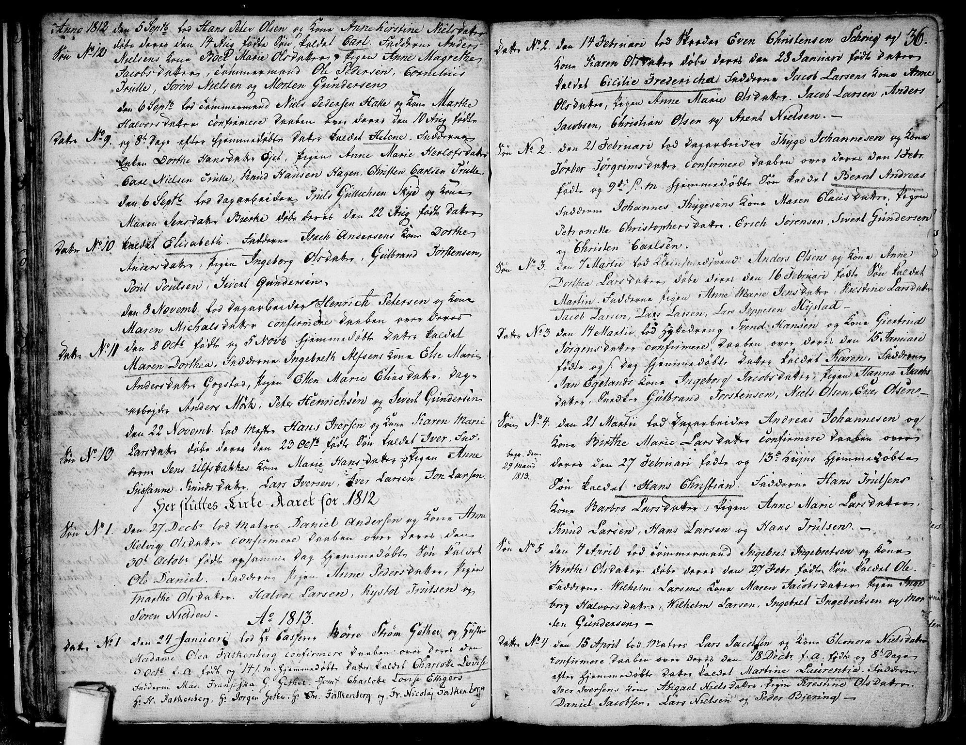 Larvik kirkebøker, SAKO/A-352/F/Fb/L0001: Parish register (official) no. II 1, 1779-1817, p. 36