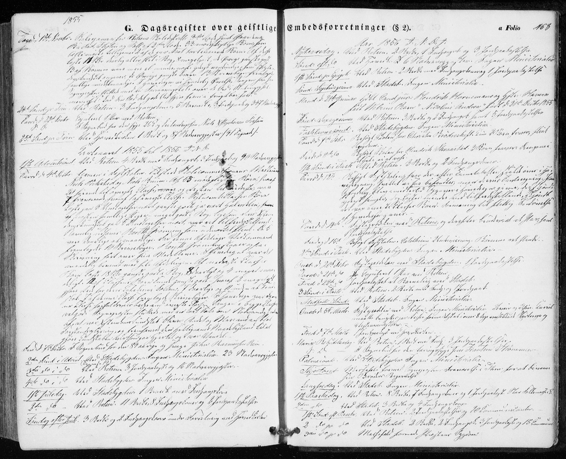 Ministerialprotokoller, klokkerbøker og fødselsregistre - Sør-Trøndelag, SAT/A-1456/646/L0611: Parish register (official) no. 646A09, 1848-1857, p. 468