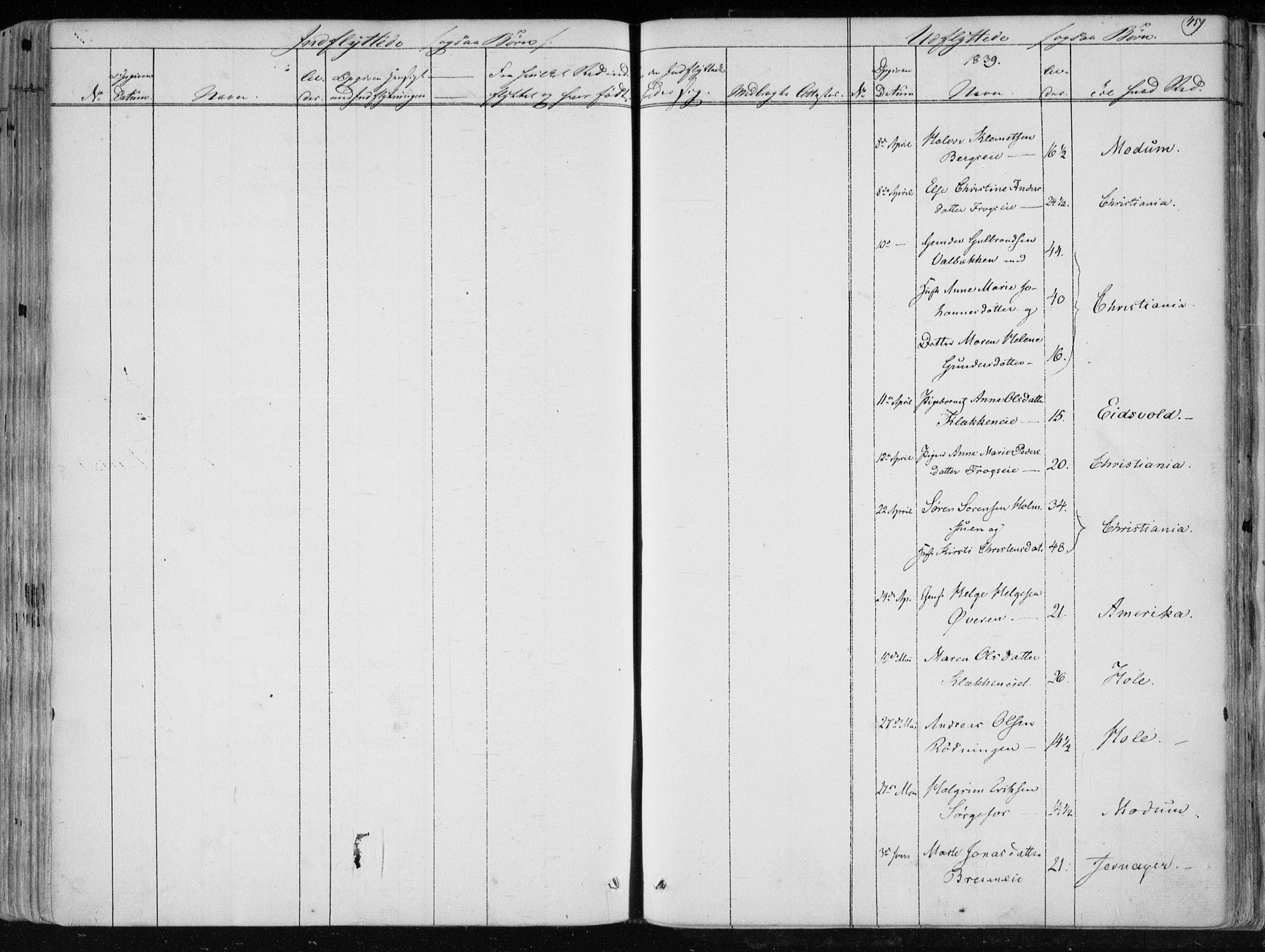 Norderhov kirkebøker, SAKO/A-237/F/Fa/L0010: Parish register (official) no. 10, 1837-1847, p. 459