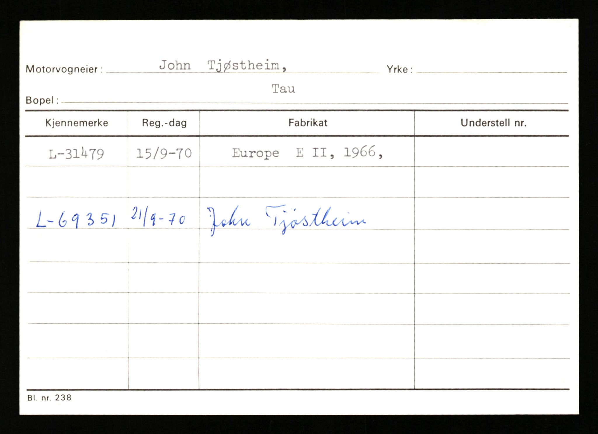 Stavanger trafikkstasjon, AV/SAST-A-101942/0/G/L0005: Registreringsnummer: 23000 - 34245, 1930-1971, p. 2596