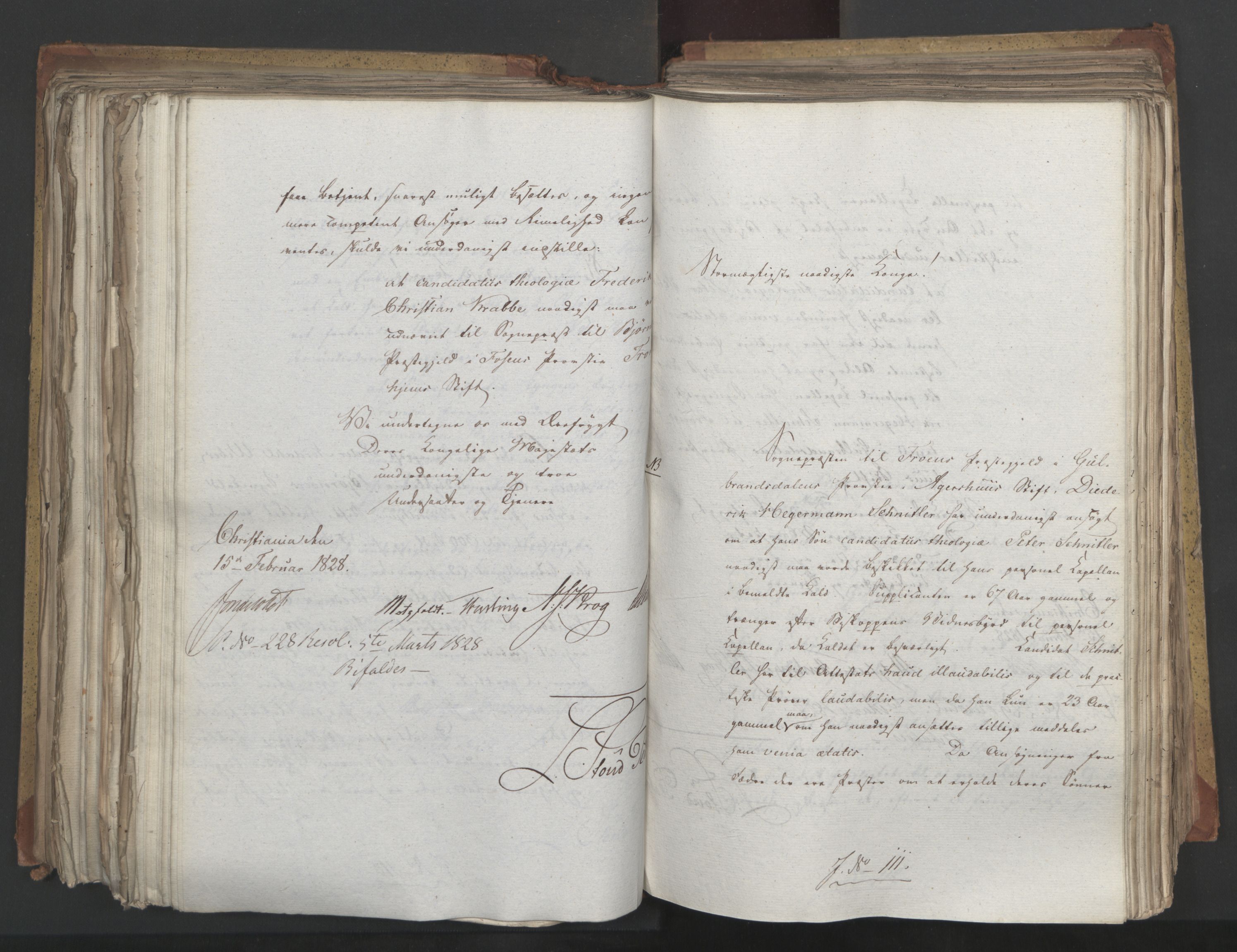 Statsrådsavdelingen i Stockholm, AV/RA-S-1003/D/Da/L0054: Regjeringsinnstillinger nr. 1-230, 1828, p. 370