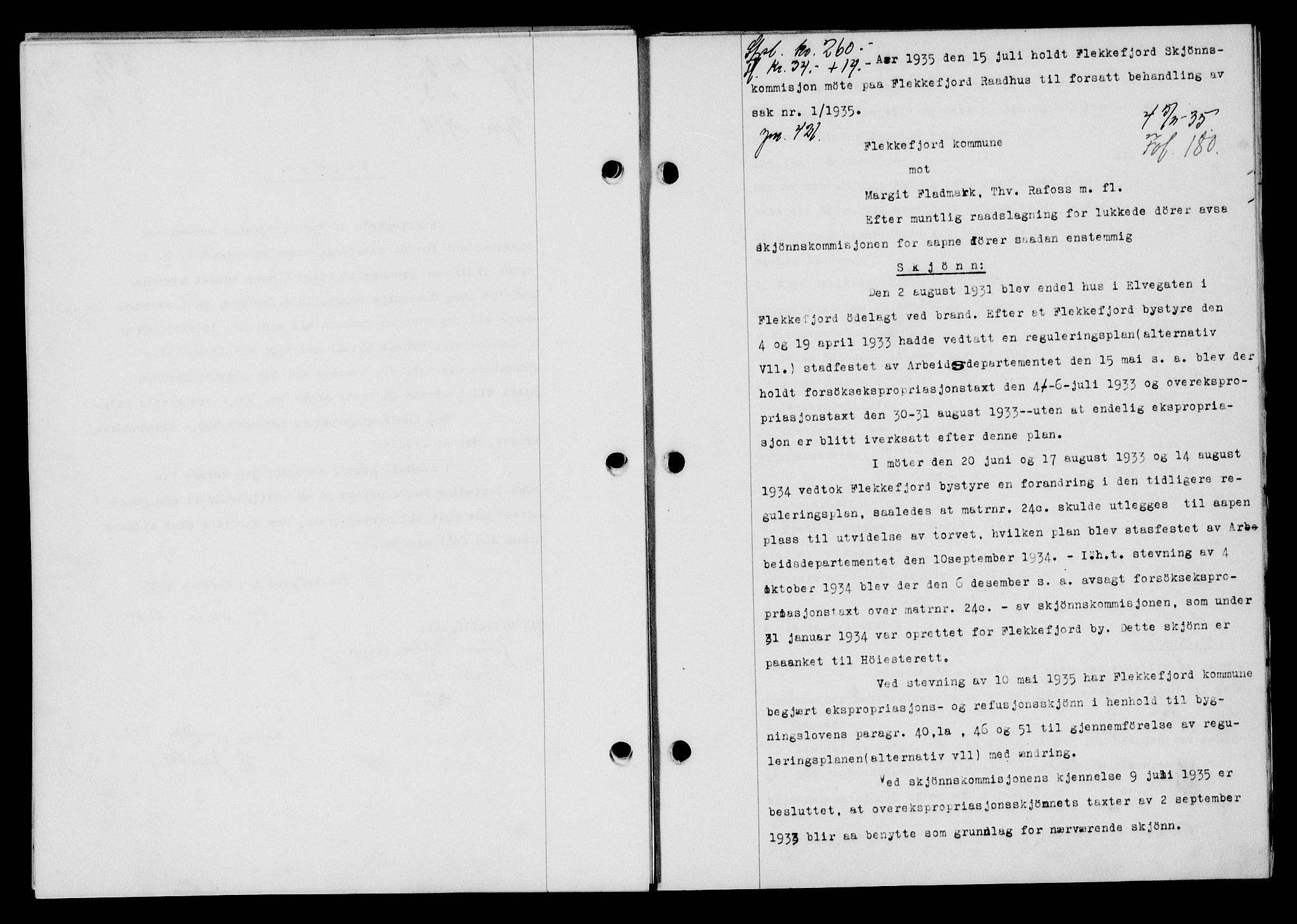 Flekkefjord sorenskriveri, SAK/1221-0001/G/Gb/Gba/L0052: Mortgage book no. 48, 1935-1936, Deed date: 19.11.1935