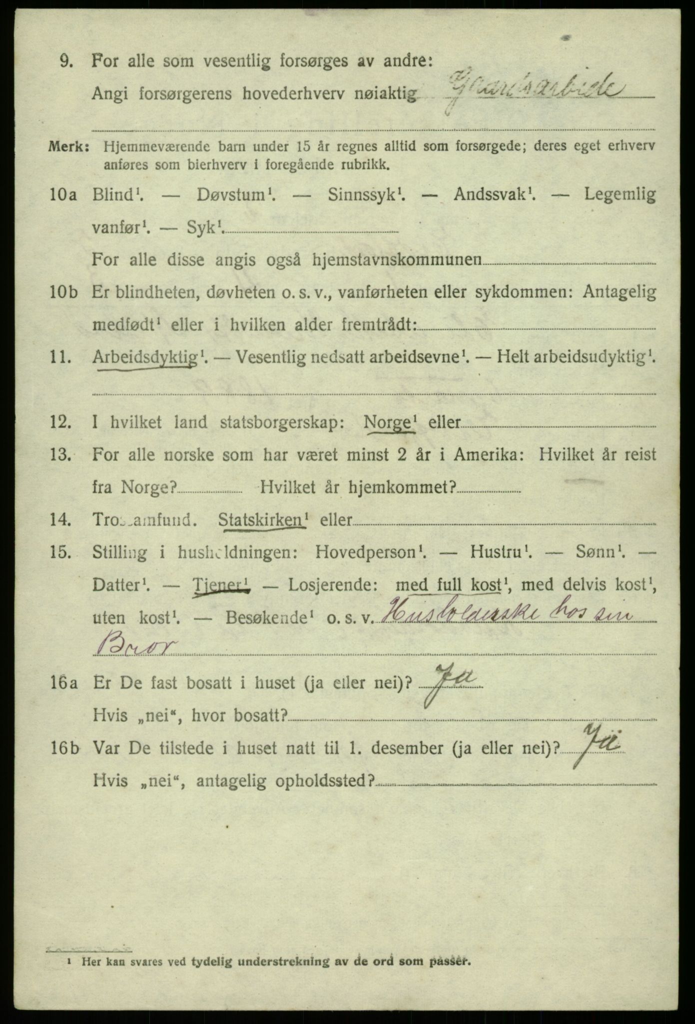 SAB, 1920 census for Eidfjord, 1920, p. 1759