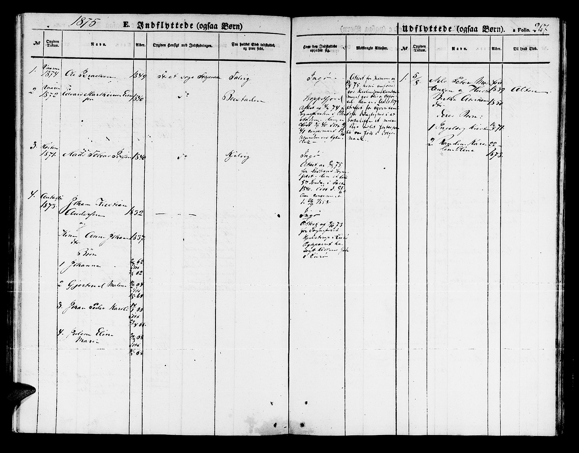 Måsøy sokneprestkontor, AV/SATØ-S-1348/H/Hb/L0001klokker: Parish register (copy) no. 1, 1852-1877, p. 267