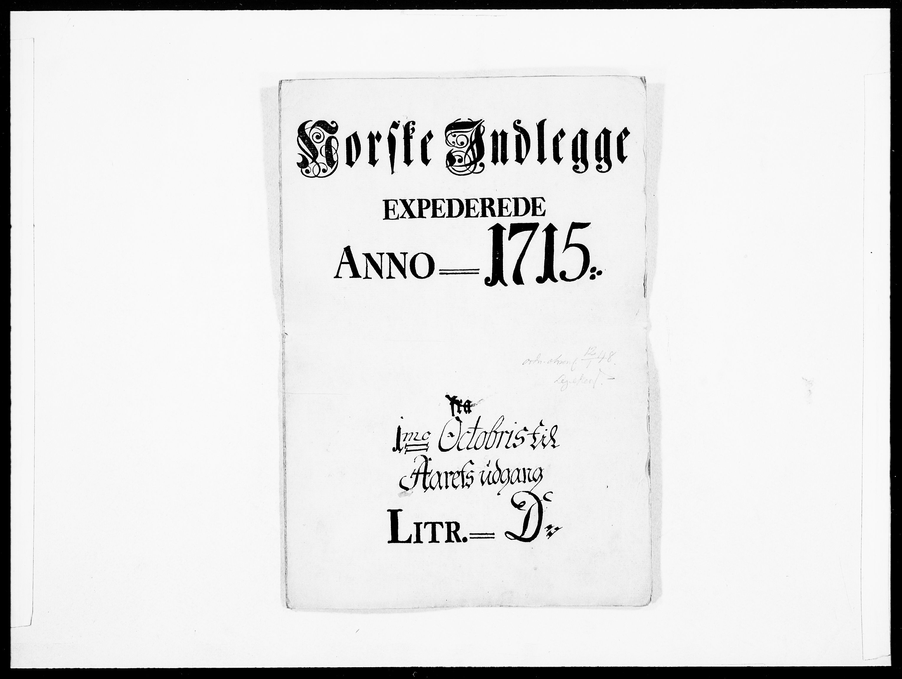 Danske Kanselli 1572-1799, AV/RA-EA-3023/F/Fc/Fcc/Fcca/L0077: Norske innlegg 1572-1799, 1715, p. 195