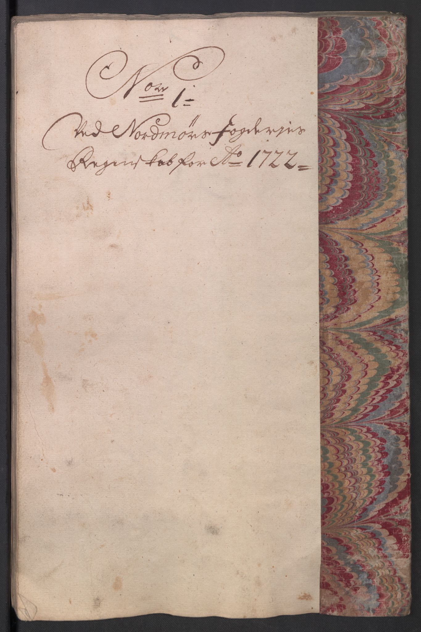 Rentekammeret inntil 1814, Reviderte regnskaper, Fogderegnskap, RA/EA-4092/R56/L3755: Fogderegnskap Nordmøre, 1722, p. 80
