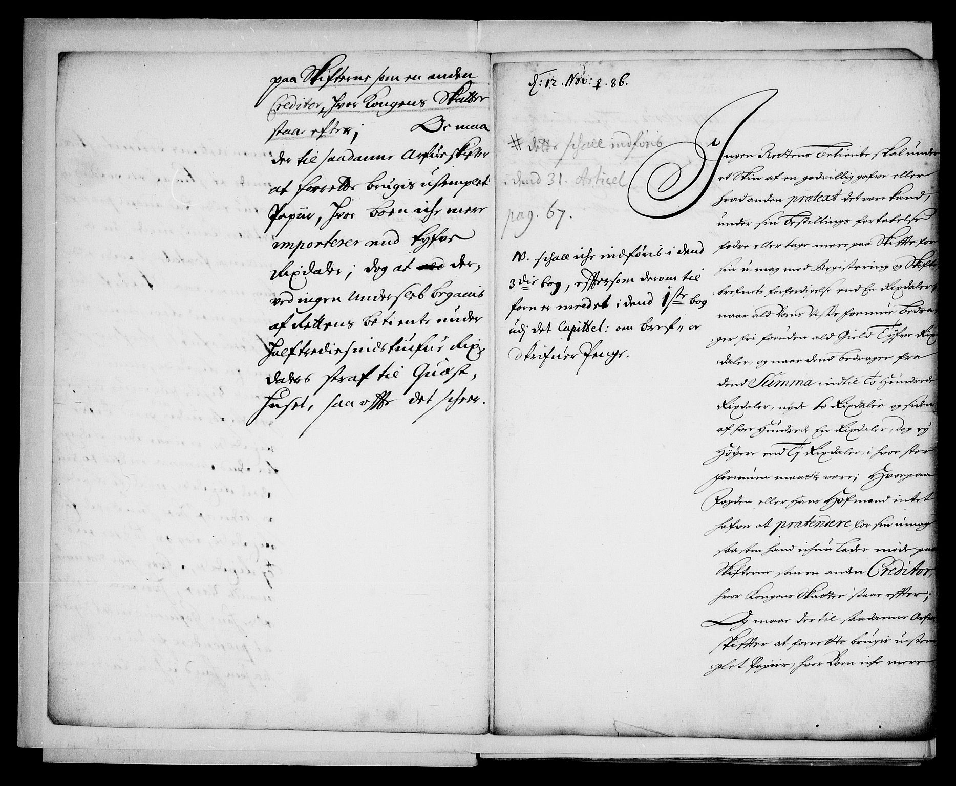 Danske Kanselli, Skapsaker, AV/RA-EA-4061/G/L0011: Tillegg til skapsakene, 1666-1688, p. 5