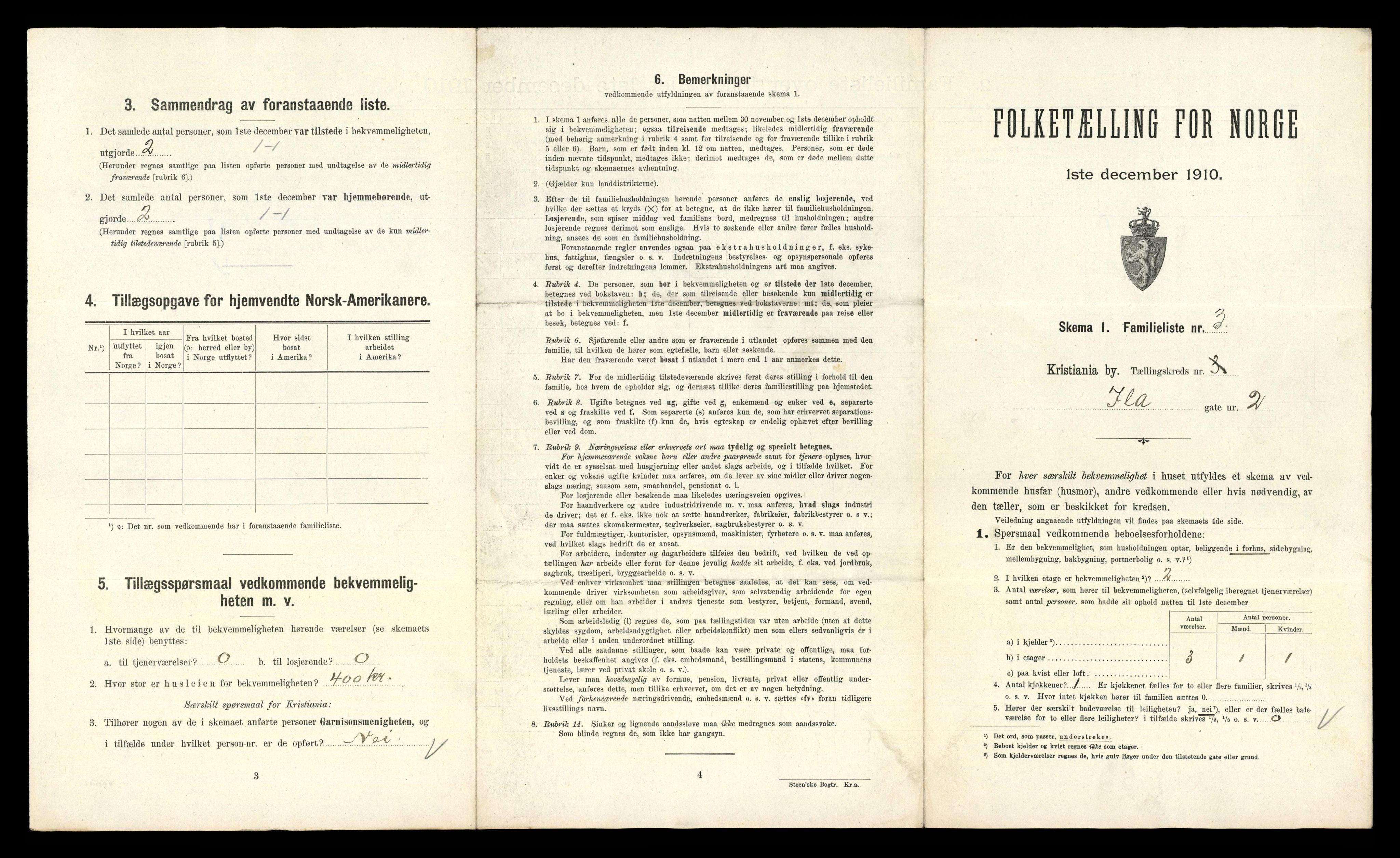 RA, 1910 census for Kristiania, 1910, p. 42391