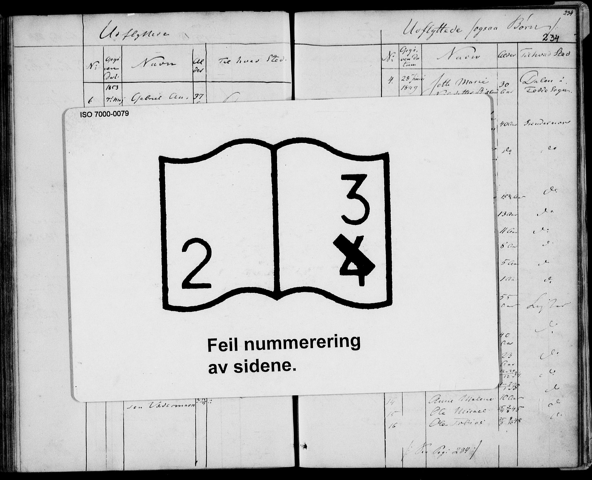 Herad sokneprestkontor, AV/SAK-1111-0018/F/Fa/Faa/L0004: Parish register (official) no. A 4, 1844-1853, p. 234