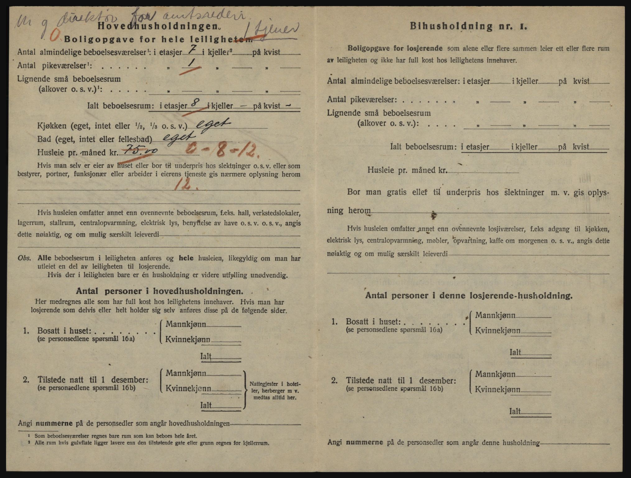 SATØ, 1920 census for Hammerfest, 1920, p. 1459