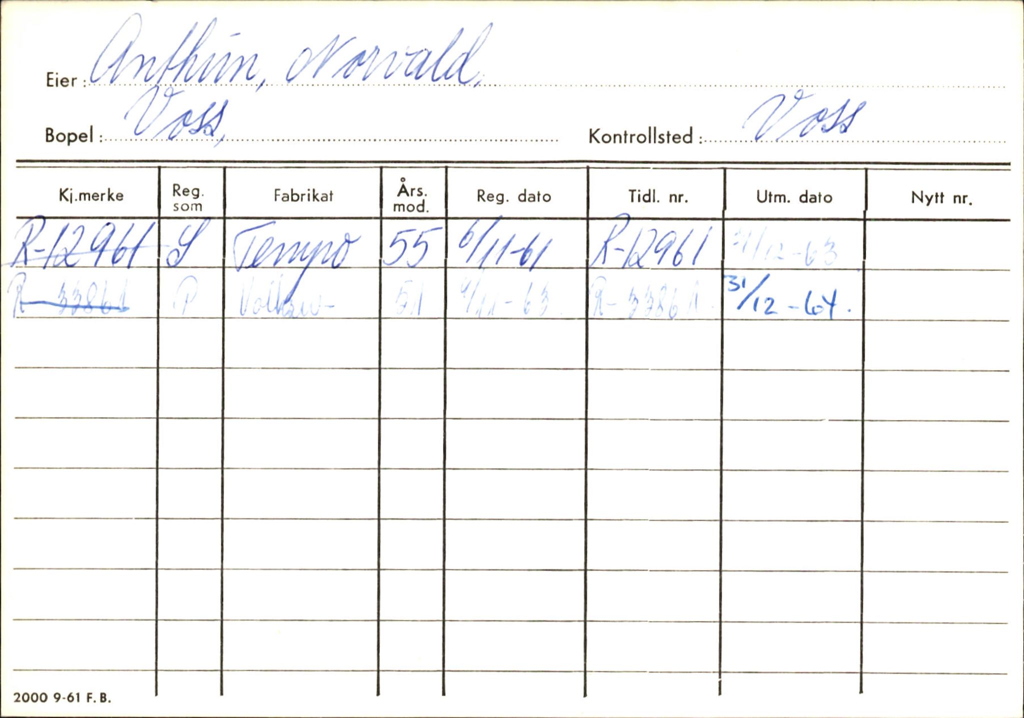 Statens vegvesen, Hordaland vegkontor, AV/SAB-A-5201/2/Ha/L0002: R-eierkort A, 1920-1971, p. 587