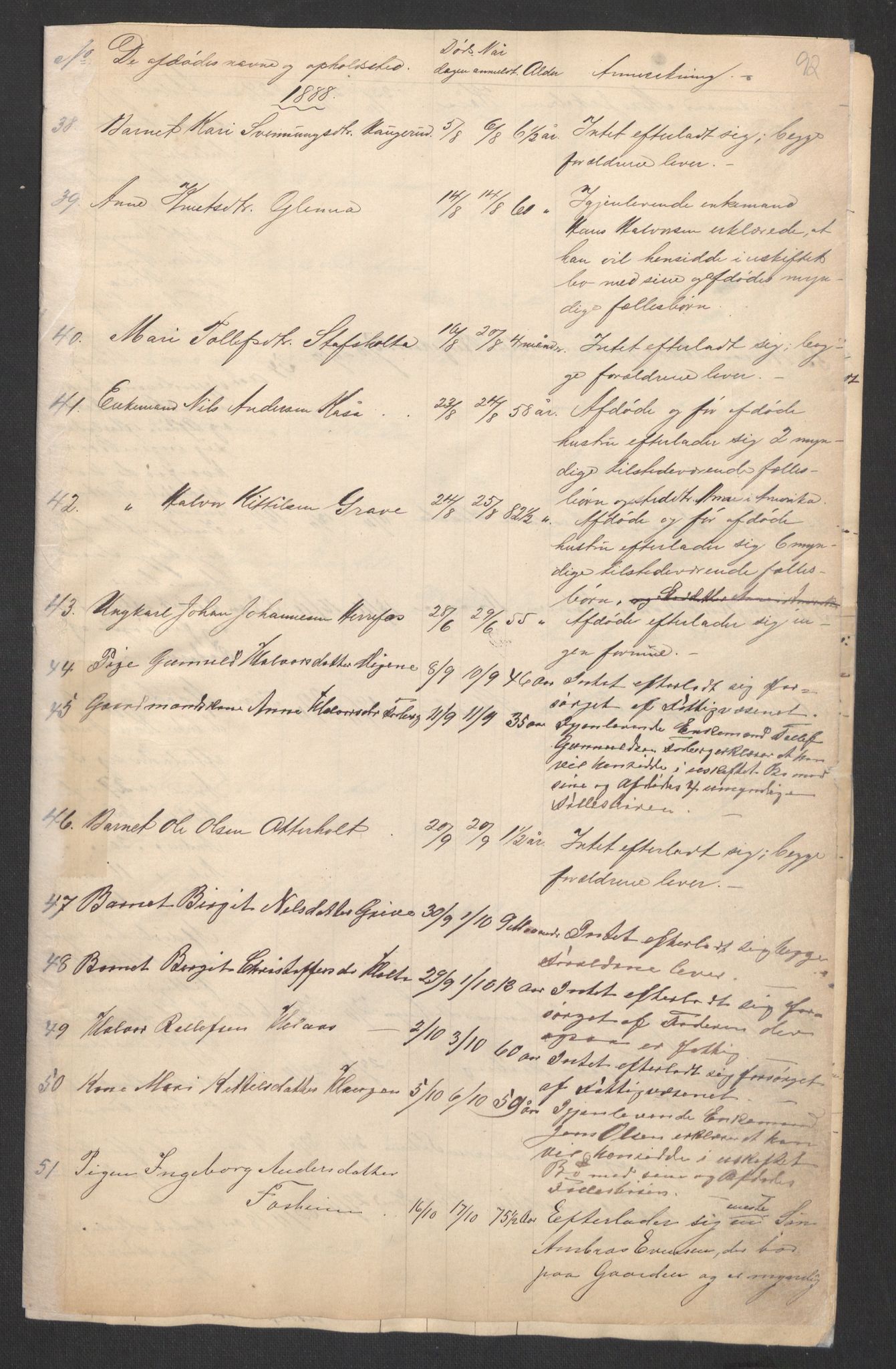 Bø lensmannskontor, SAKO/A-553/H/Ha/L0001: Dødsfallsprotokoll, 1836-1889
