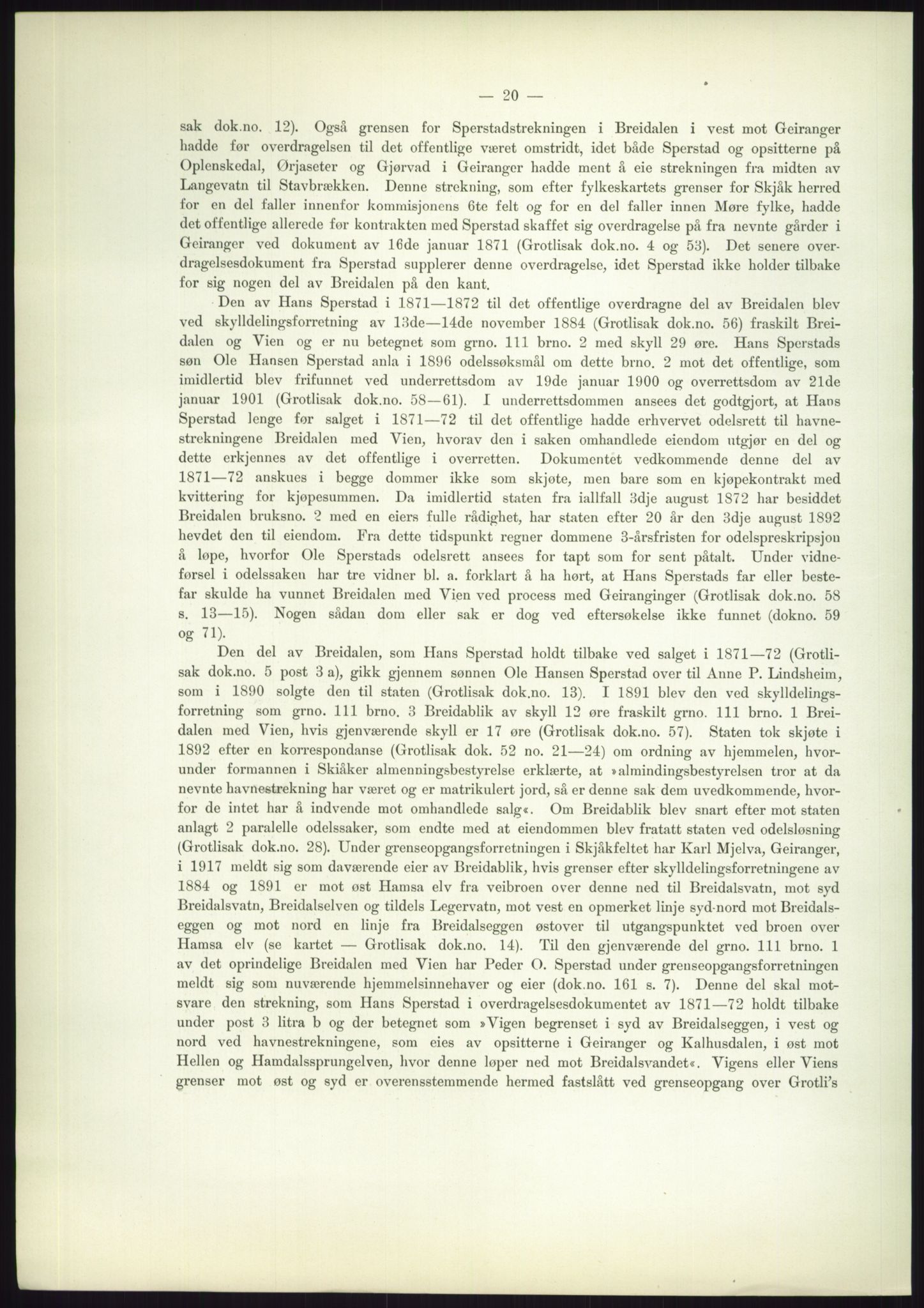 Høyfjellskommisjonen, AV/RA-S-1546/X/Xa/L0001: Nr. 1-33, 1909-1953, p. 2929