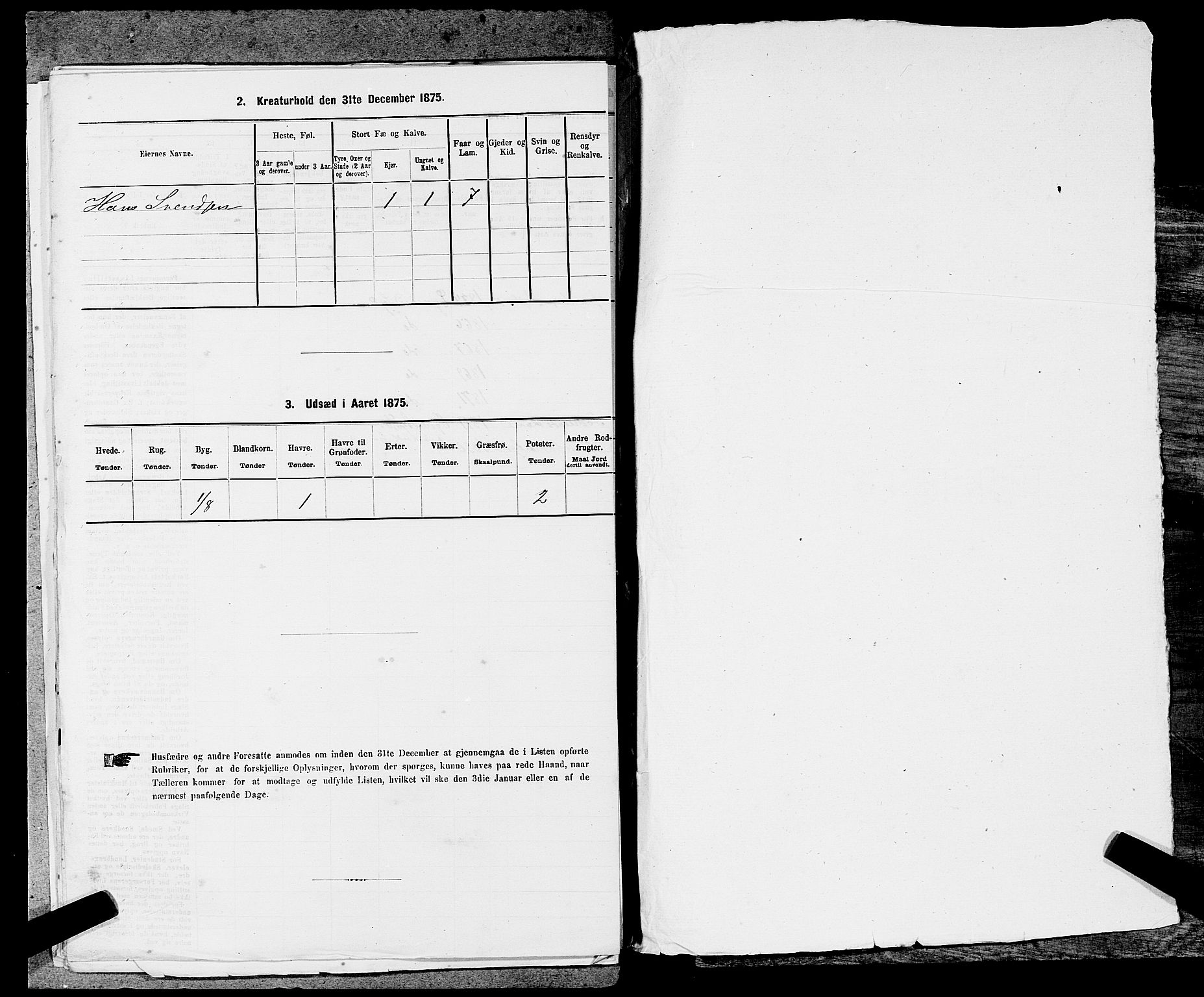 SAST, 1875 census for 1116L Eigersund/Eigersund og Ogna, 1875, p. 970