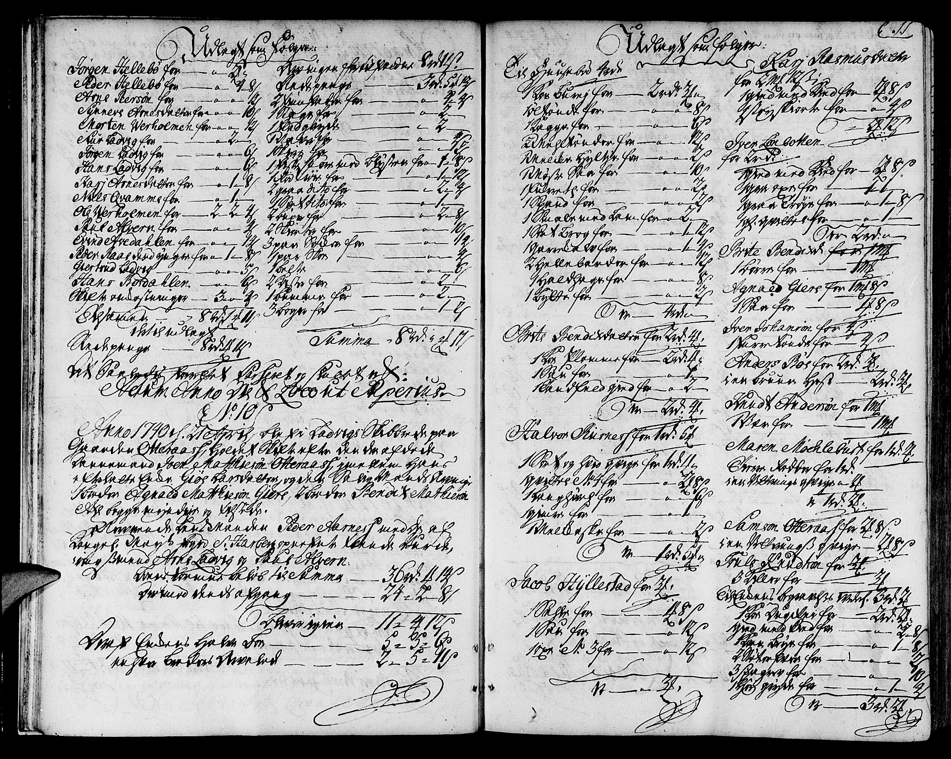 Ytre Sogn tingrett, AV/SAB-A-2601/1/H/Ha/L0006a: Skifteprotokoll, 1740-1743, p. 10b-11a