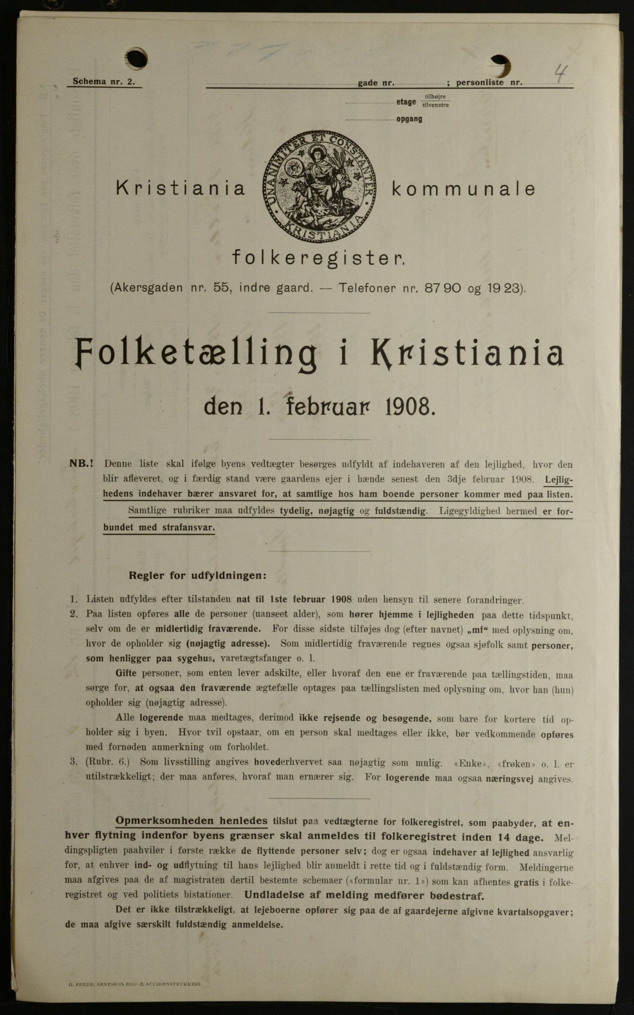 OBA, Municipal Census 1908 for Kristiania, 1908, p. 103636