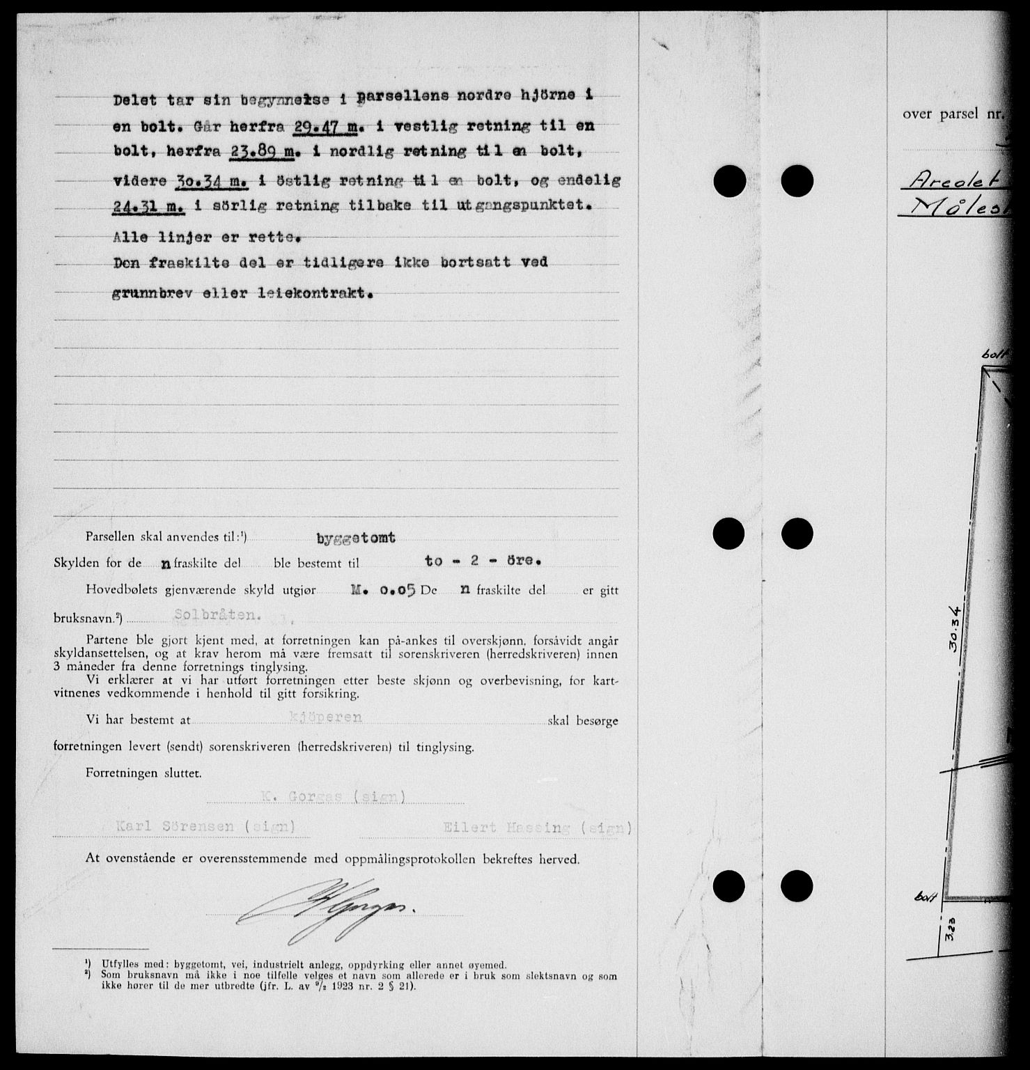 Onsøy sorenskriveri, SAO/A-10474/G/Ga/Gab/L0018: Mortgage book no. II A-18, 1946-1947, Diary no: : 3150/1946