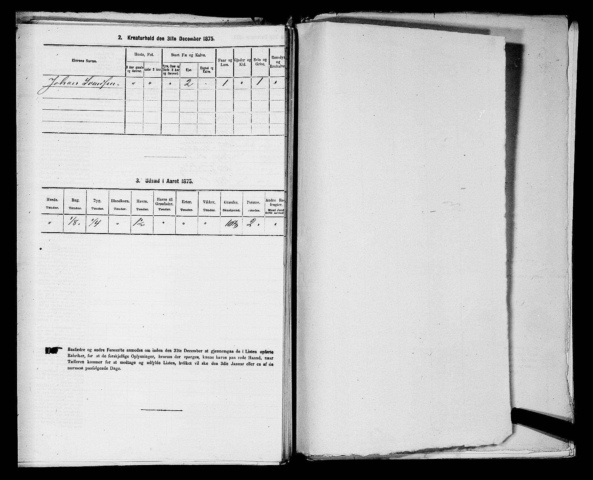 RA, 1875 census for 0137P Våler, 1875, p. 660