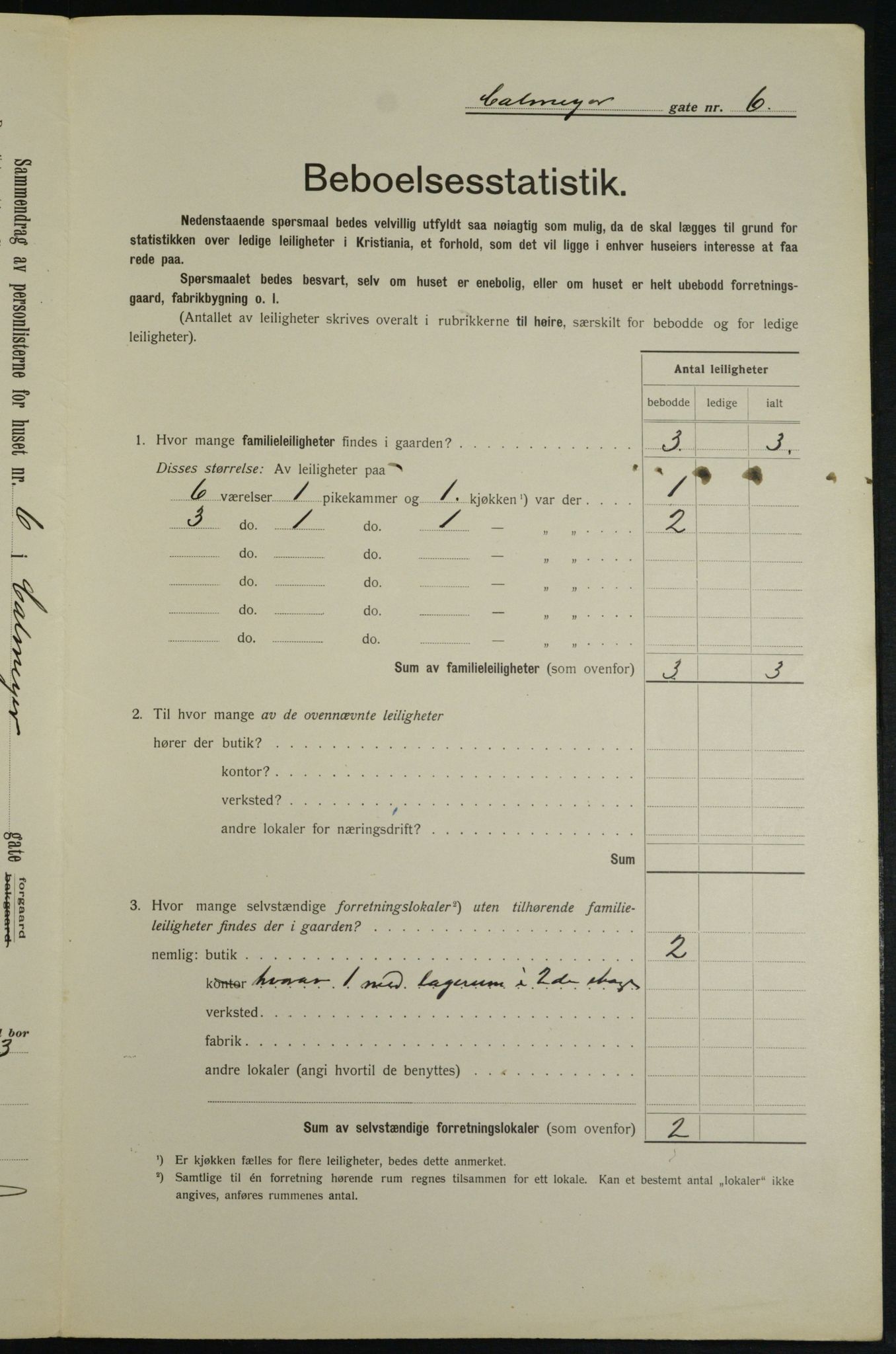 OBA, Municipal Census 1913 for Kristiania, 1913, p. 11404