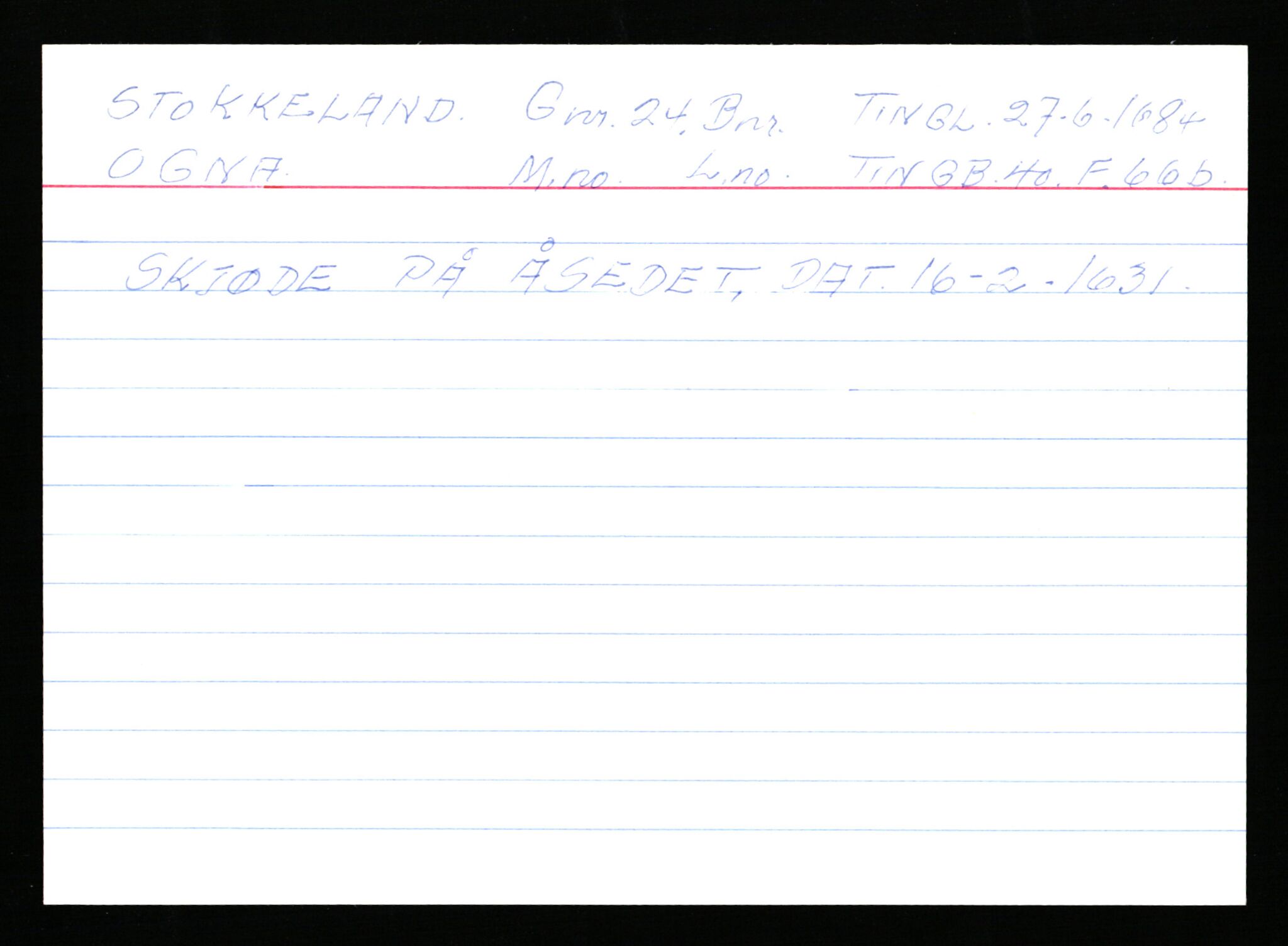 Statsarkivet i Stavanger, AV/SAST-A-101971/03/Y/Ym/L0056: Åstedskort sortert etter gårdsnavn: Stokkeland - Sund, 1600-1950, p. 17