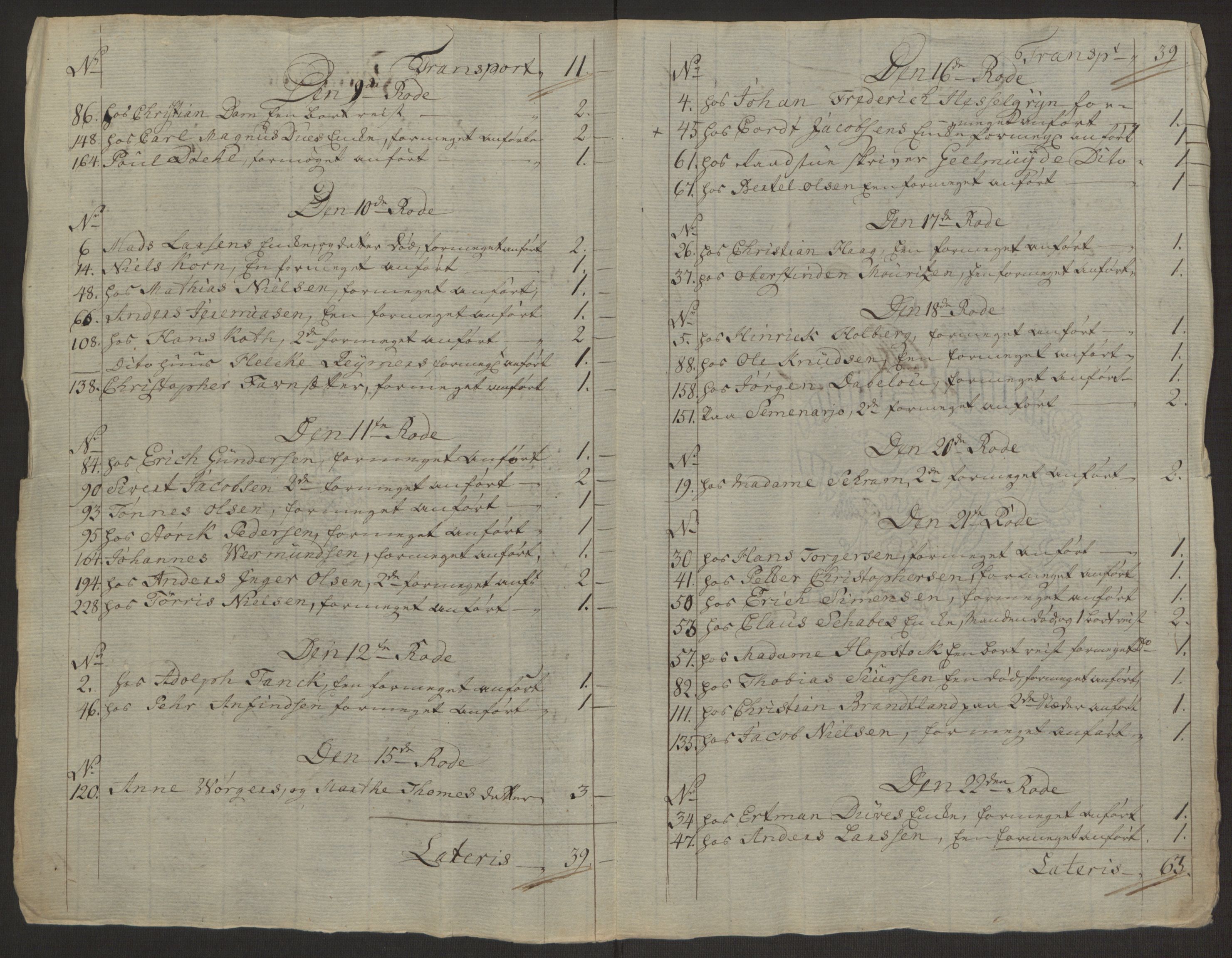 Rentekammeret inntil 1814, Reviderte regnskaper, Byregnskaper, AV/RA-EA-4066/R/Rp/L0367/0001: [P21] Kontribusjonsregnskap / Ekstraskatt, 1764, p. 29