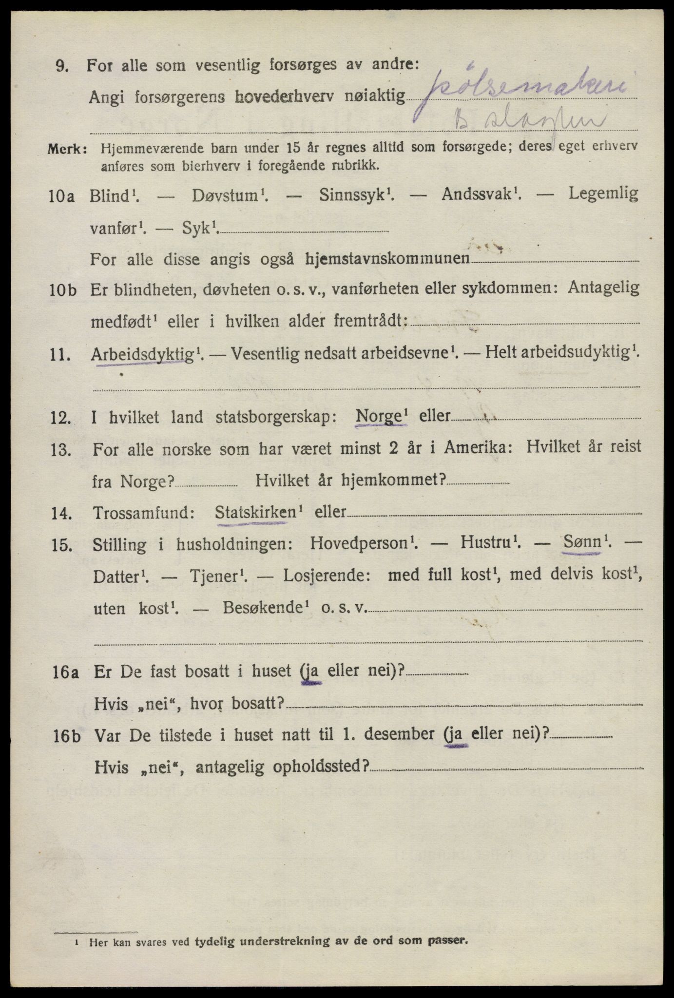 SAO, 1920 census for Asker, 1920, p. 12249