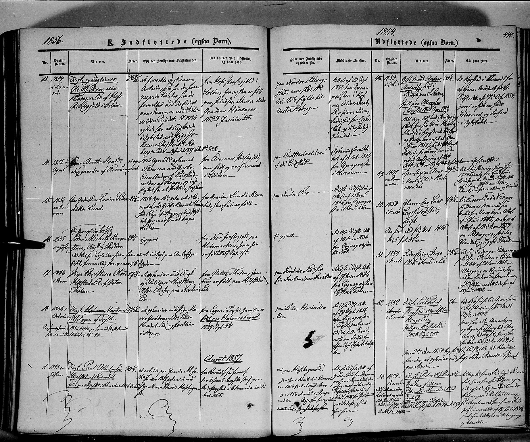 Stange prestekontor, AV/SAH-PREST-002/K/L0012: Parish register (official) no. 12, 1852-1862, p. 440