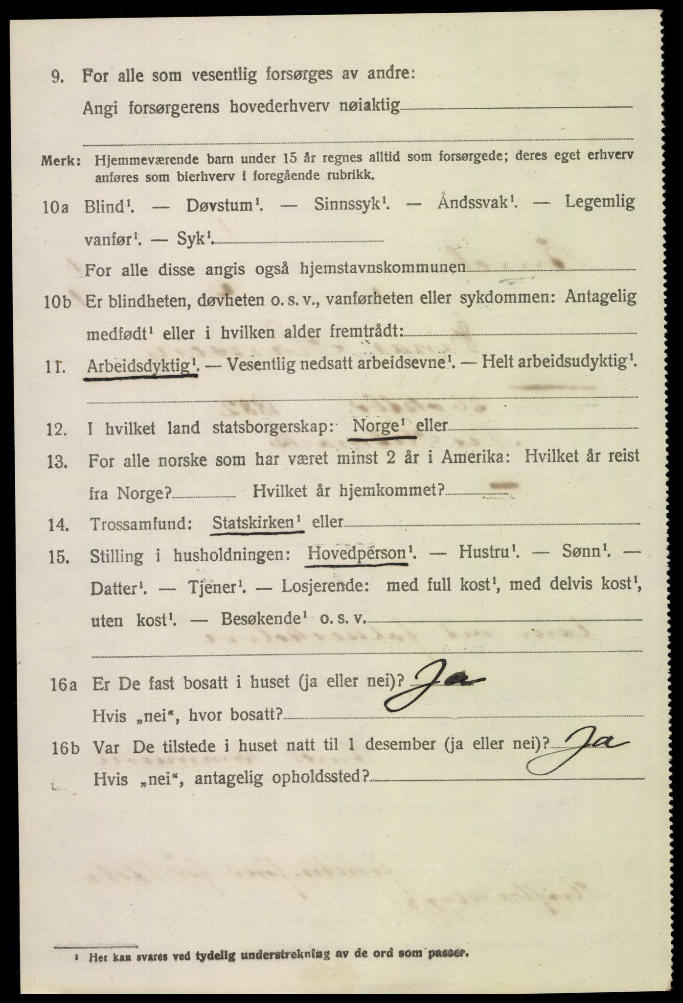 SAH, 1920 census for Åmot, 1920, p. 1588