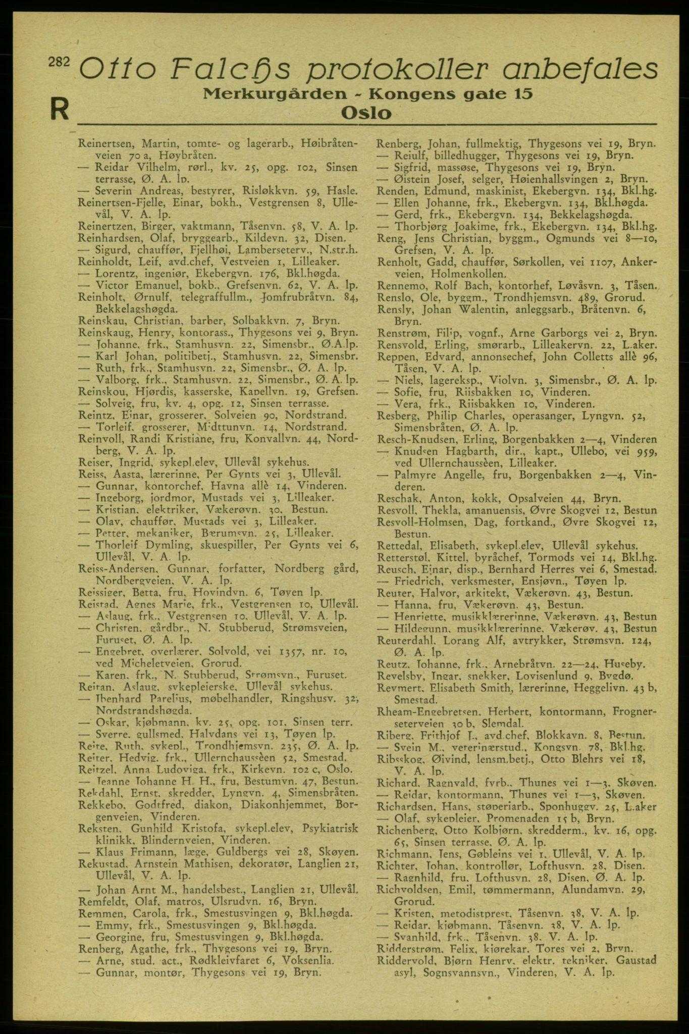 Aker adressebok/adressekalender, PUBL/001/A/006: Aker adressebok, 1937-1938, p. 282
