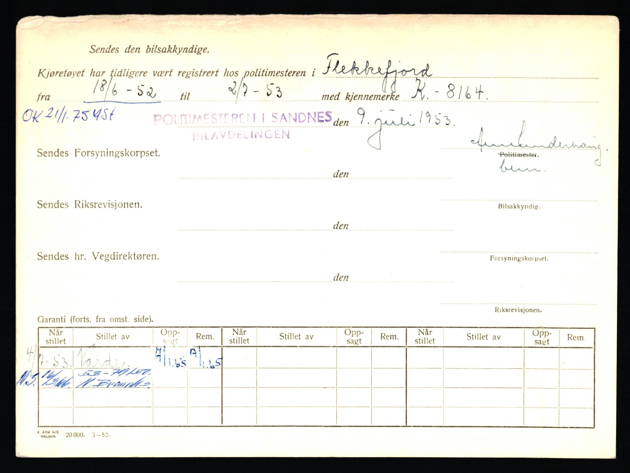 Stavanger trafikkstasjon, AV/SAST-A-101942/0/F/L0034: L-18600 - L-19099, 1930-1971, p. 816