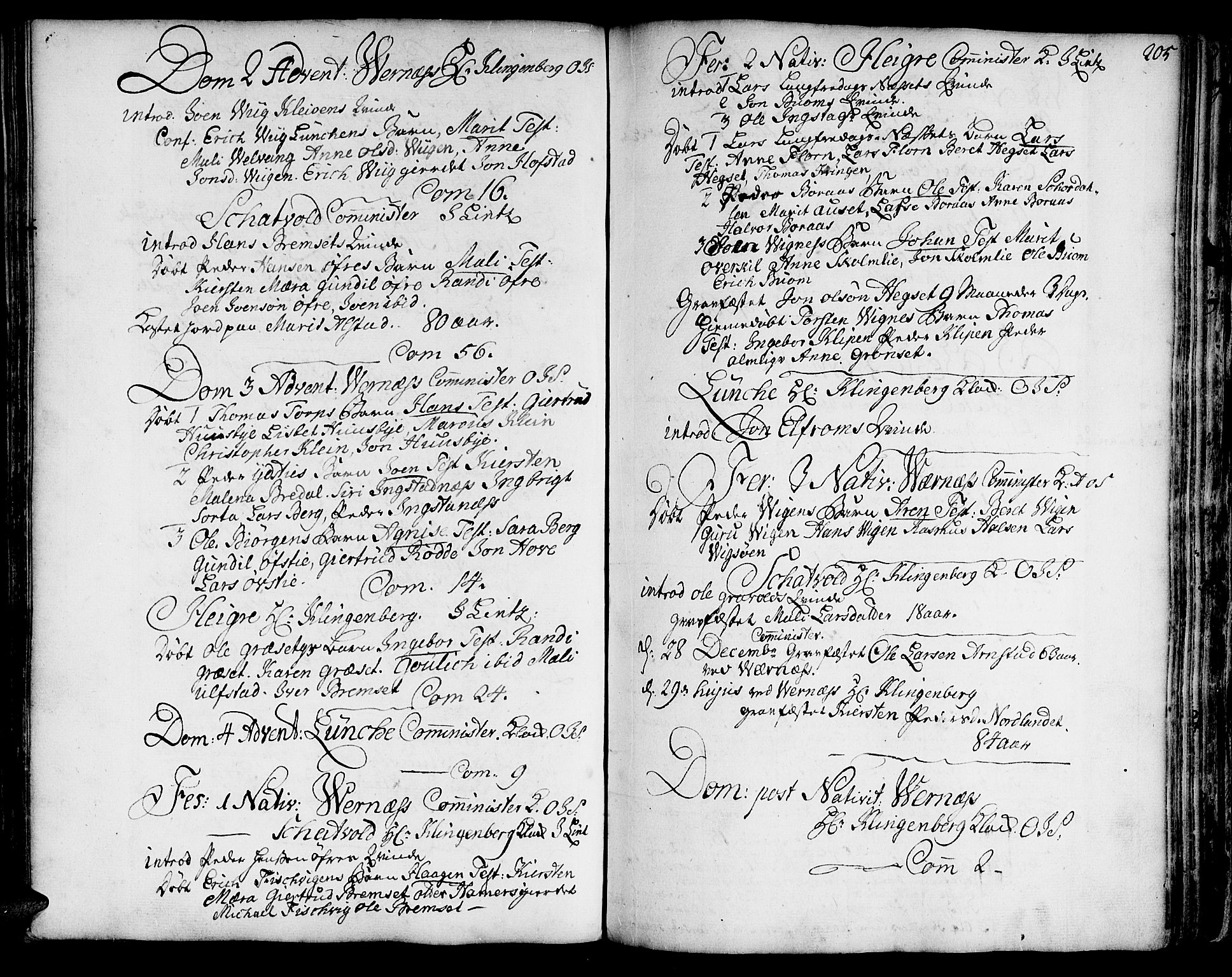 Ministerialprotokoller, klokkerbøker og fødselsregistre - Nord-Trøndelag, AV/SAT-A-1458/709/L0056: Parish register (official) no. 709A04, 1740-1756, p. 205