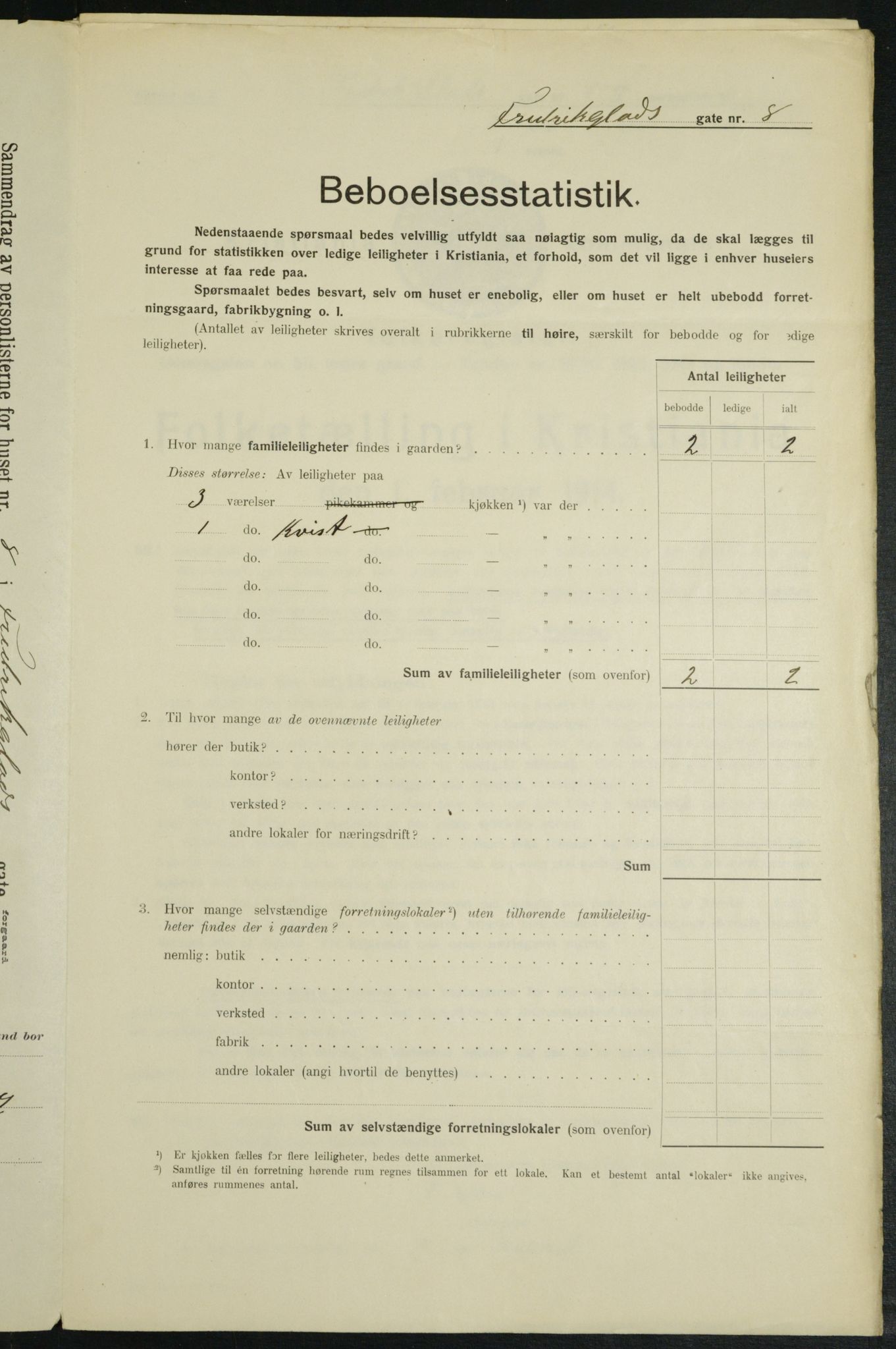 OBA, Municipal Census 1914 for Kristiania, 1914, p. 26672