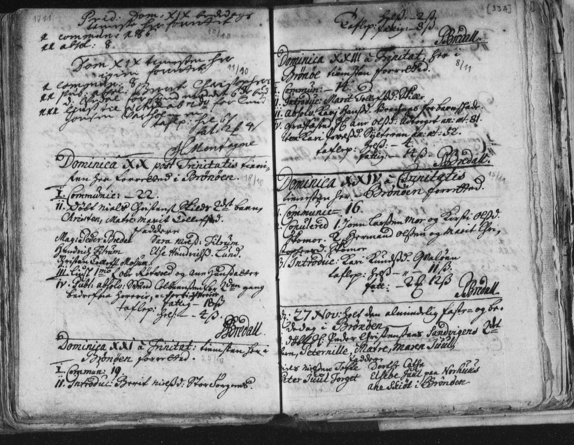 Ministerialprotokoller, klokkerbøker og fødselsregistre - Nordland, AV/SAT-A-1459/813/L0192: Parish register (official) no. 813A02, 1677-1718, p. 334