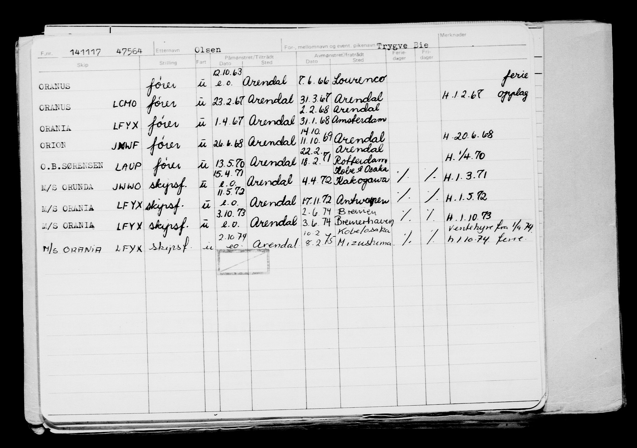 Direktoratet for sjømenn, AV/RA-S-3545/G/Gb/L0153: Hovedkort, 1917, p. 240