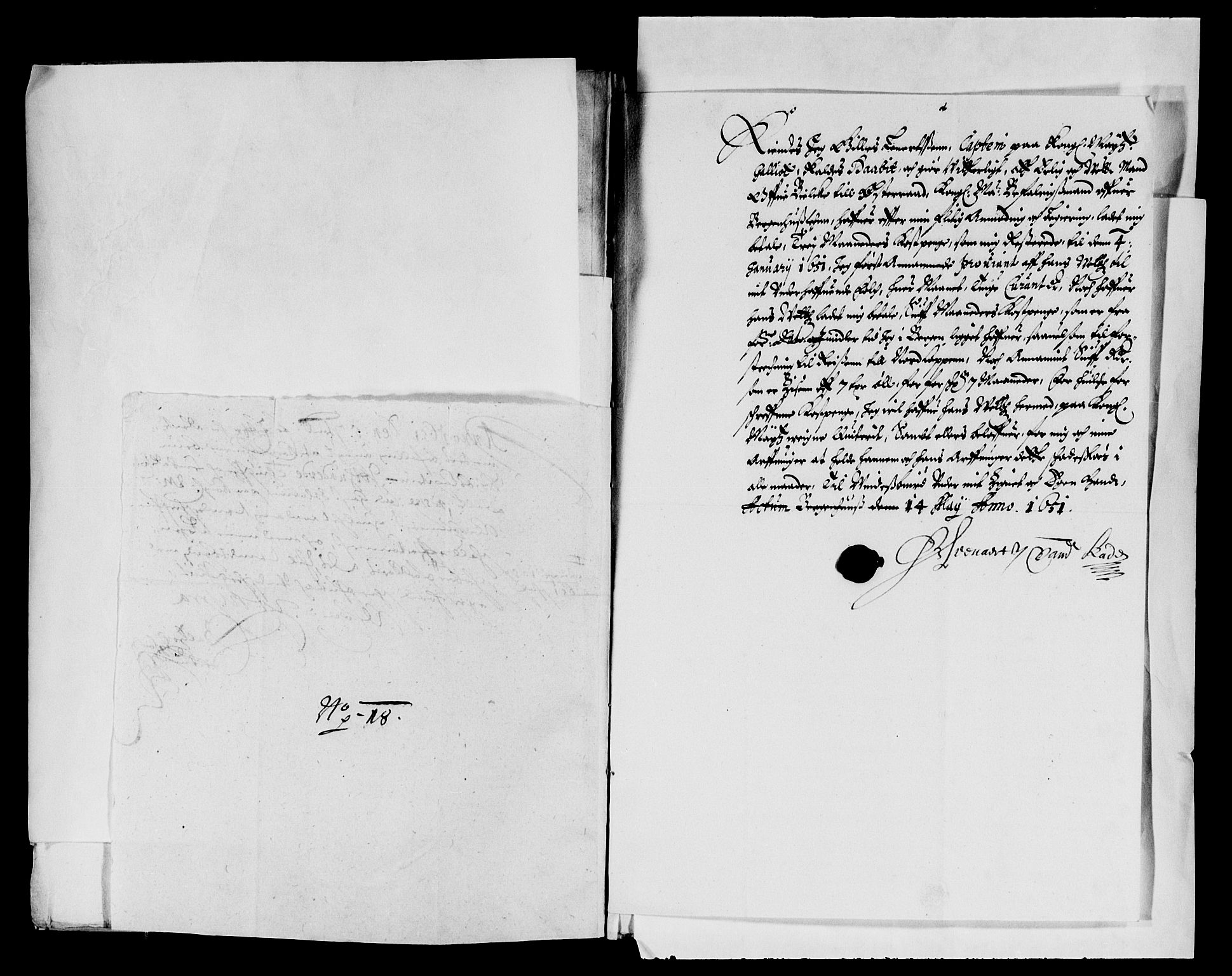 Rentekammeret inntil 1814, Reviderte regnskaper, Lensregnskaper, AV/RA-EA-5023/R/Rb/Rbt/L0117: Bergenhus len, 1650-1651