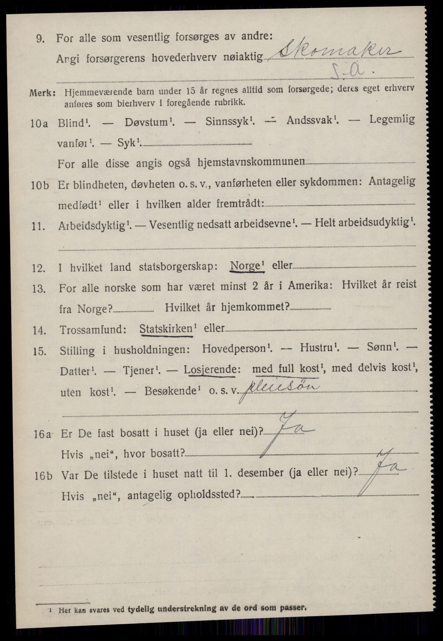 SAT, 1920 census for Bolsøy, 1920, p. 1632