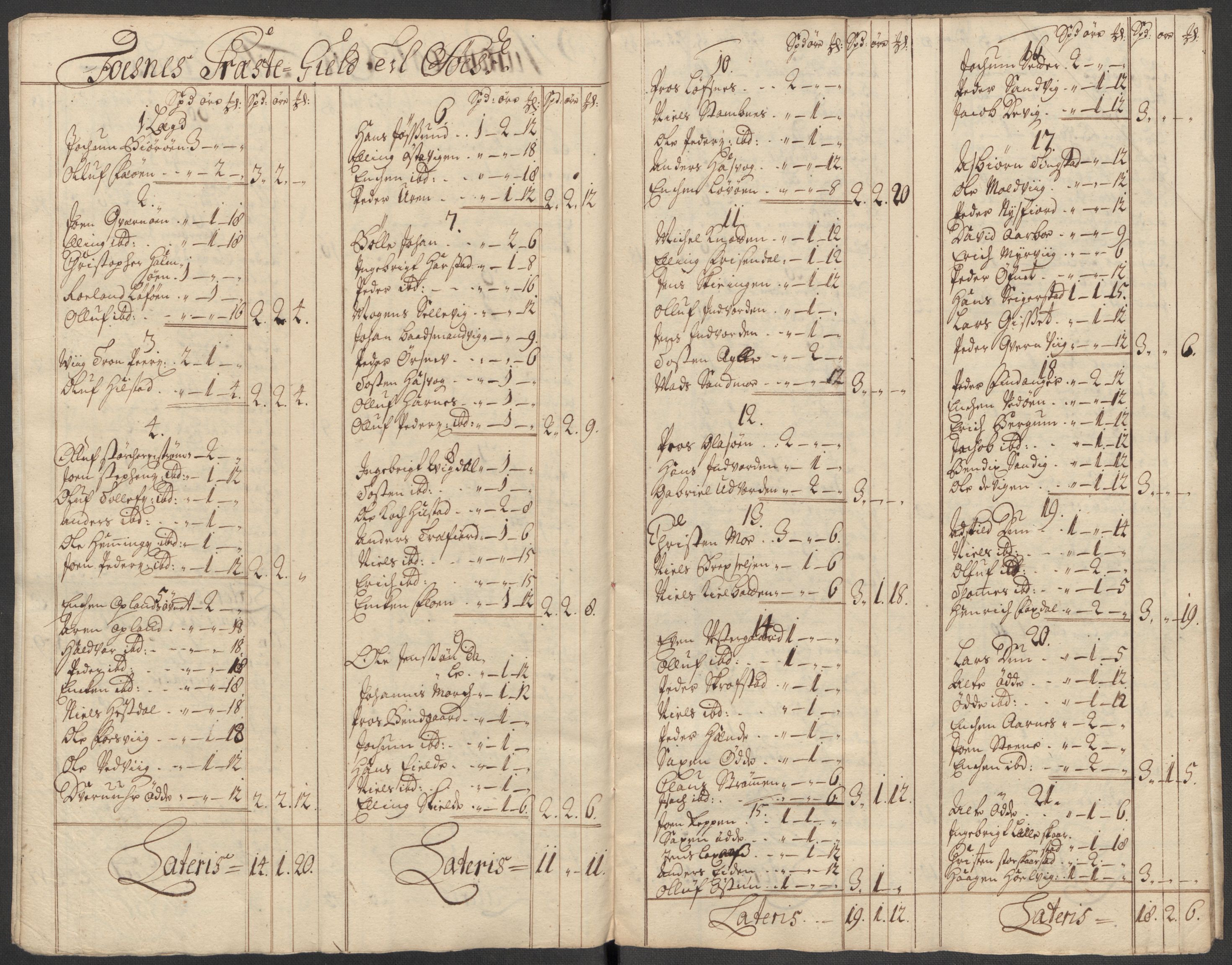 Rentekammeret inntil 1814, Reviderte regnskaper, Fogderegnskap, RA/EA-4092/R64/L4436: Fogderegnskap Namdal, 1715, p. 101
