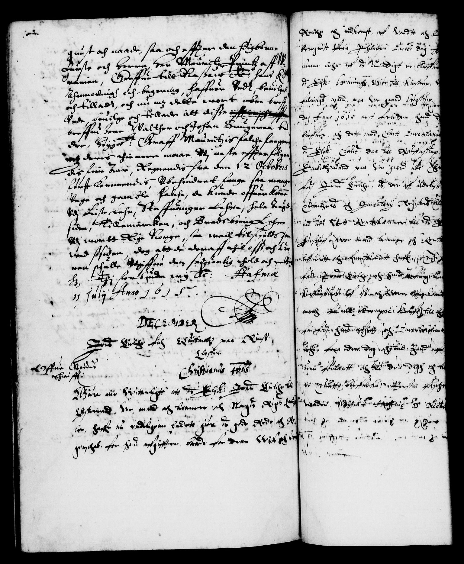 Danske Kanselli 1572-1799, AV/RA-EA-3023/F/Fc/Fca/Fcaa/L0003: Norske registre (mikrofilm), 1596-1616, p. 481b