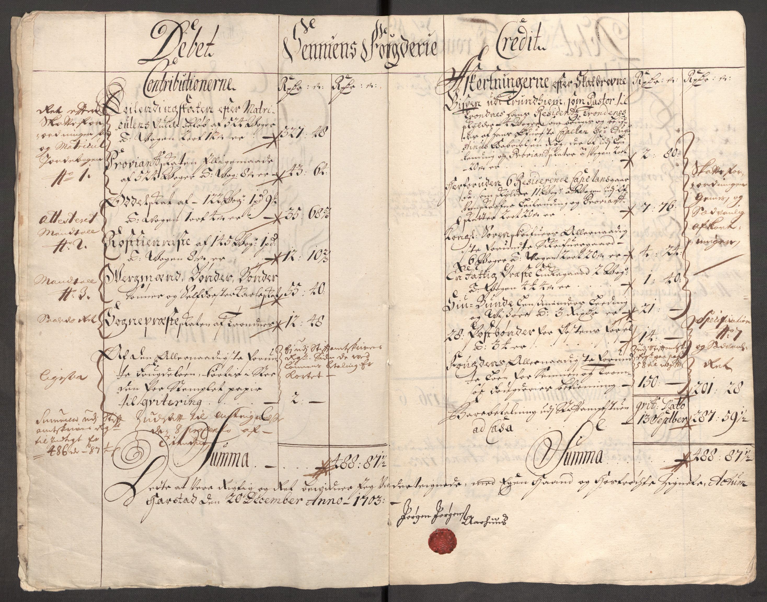 Rentekammeret inntil 1814, Reviderte regnskaper, Fogderegnskap, RA/EA-4092/R68/L4755: Fogderegnskap Senja og Troms, 1700-1704, p. 280