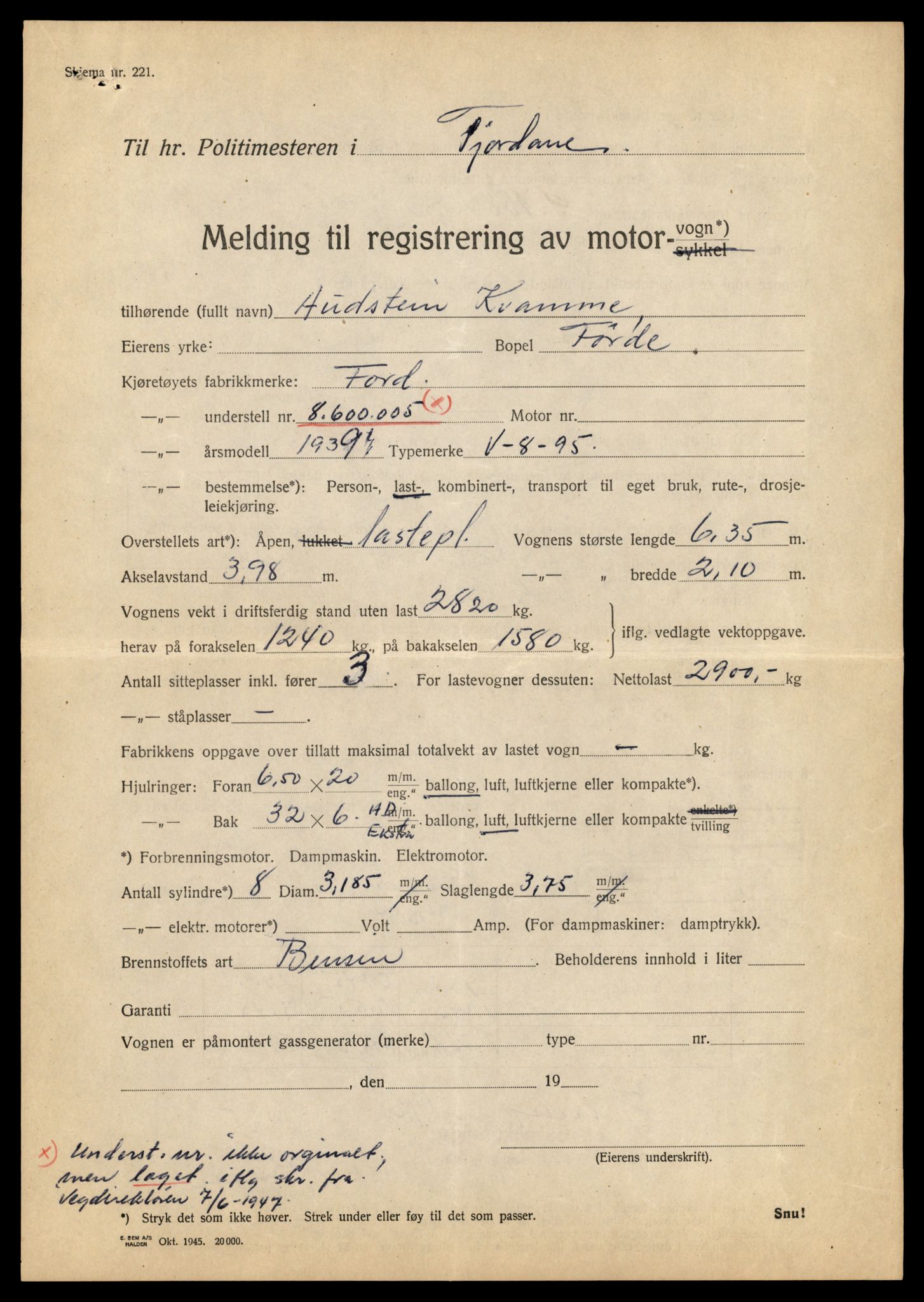 Møre og Romsdal vegkontor - Ålesund trafikkstasjon, AV/SAT-A-4099/F/Fe/L0034: Registreringskort for kjøretøy T 12500 - T 12652, 1927-1998, p. 780