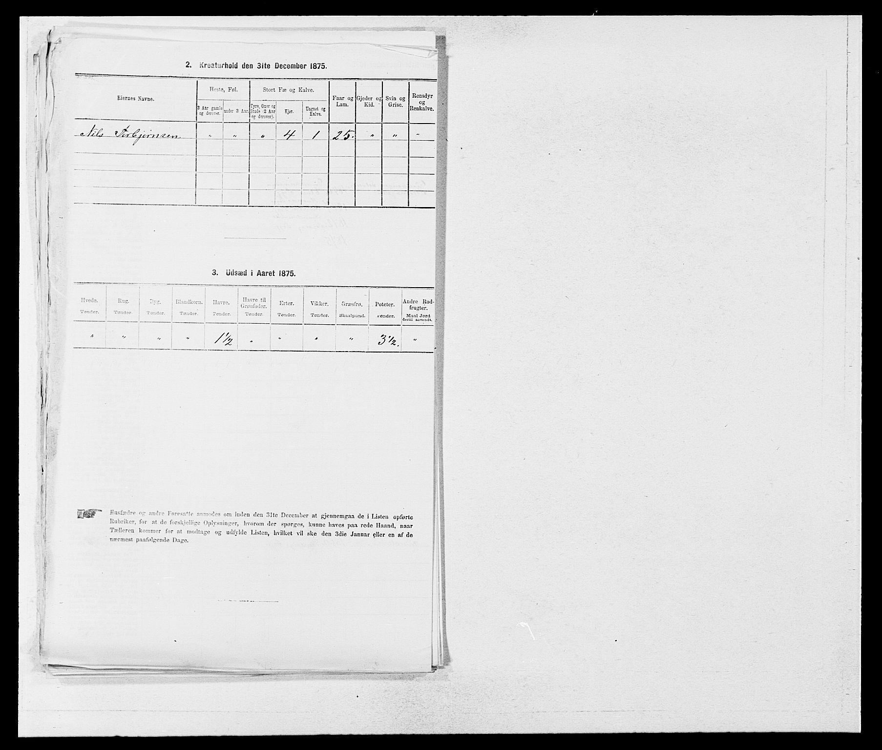 SAB, 1875 census for 1224P Kvinnherad, 1875, p. 1201