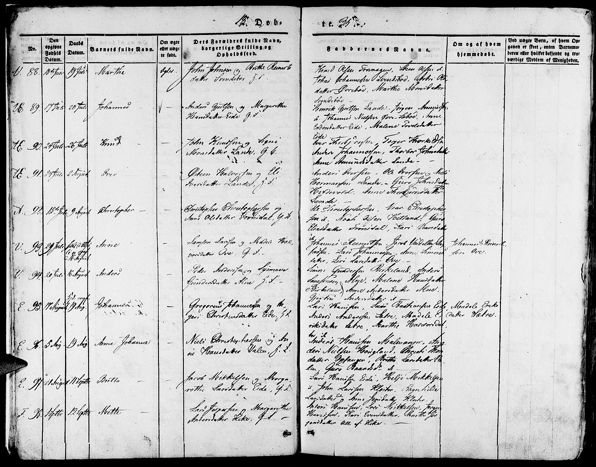 Fjelberg sokneprestembete, SAB/A-75201/H/Haa: Parish register (official) no. A 6, 1835-1851, p. 7