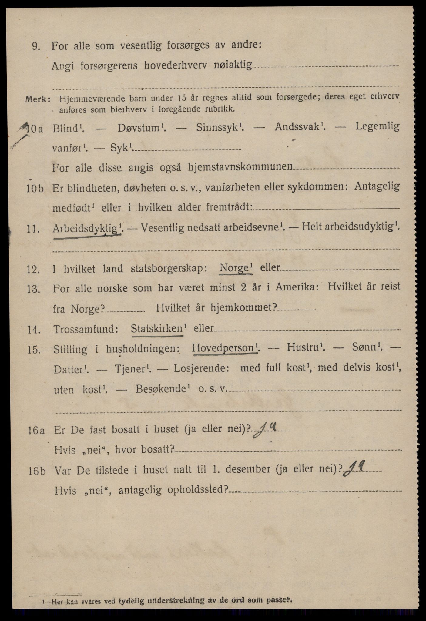 SAT, 1920 census for Sandøy, 1920, p. 635