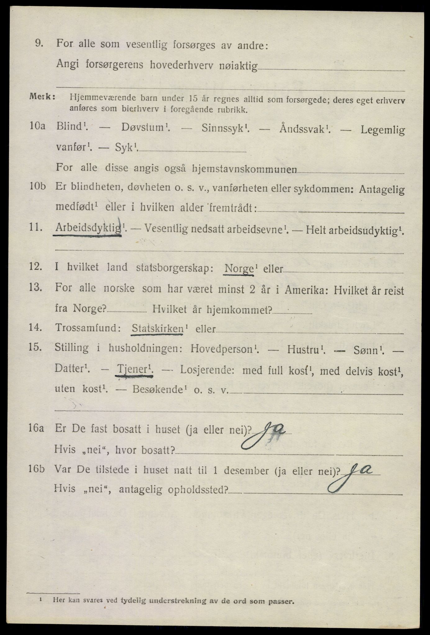 SAKO, 1920 census for Andebu, 1920, p. 1851