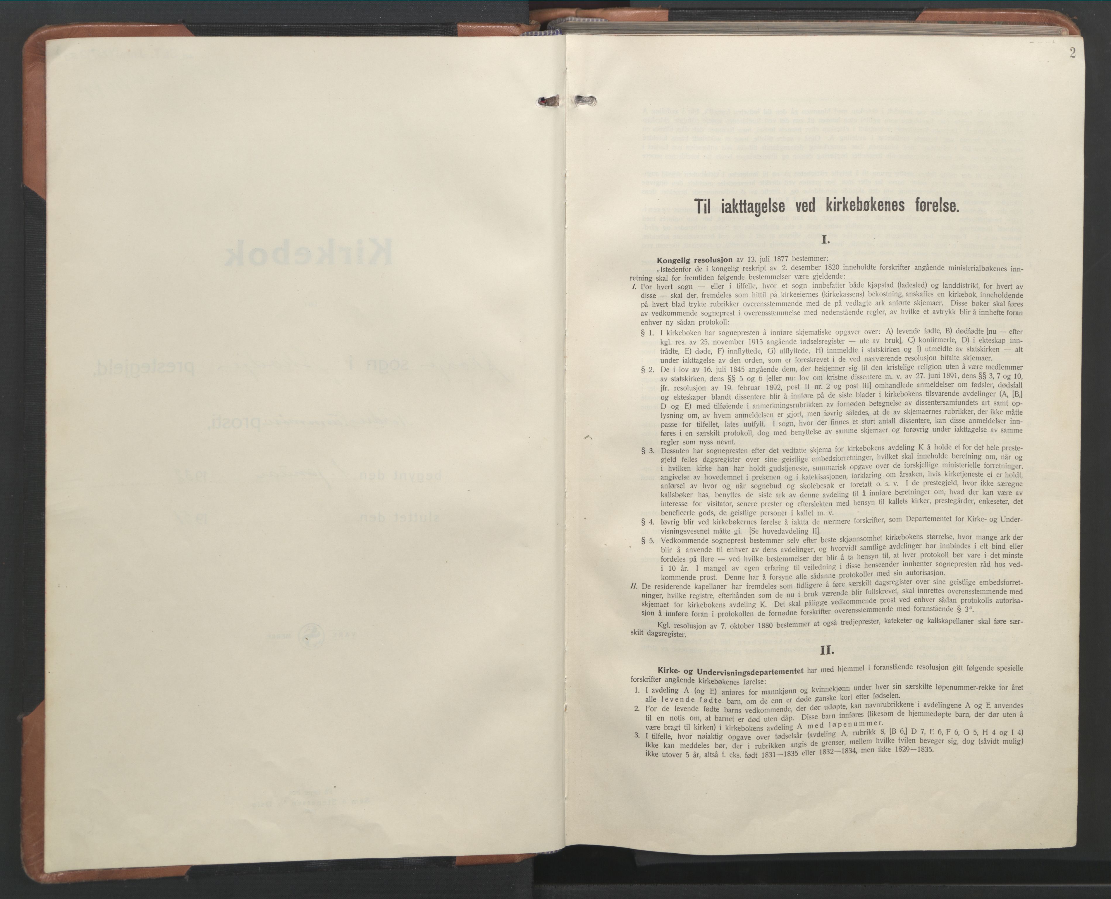 Ministerialprotokoller, klokkerbøker og fødselsregistre - Møre og Romsdal, AV/SAT-A-1454/524/L0367: Parish register (copy) no. 524C08, 1932-1951, p. 2