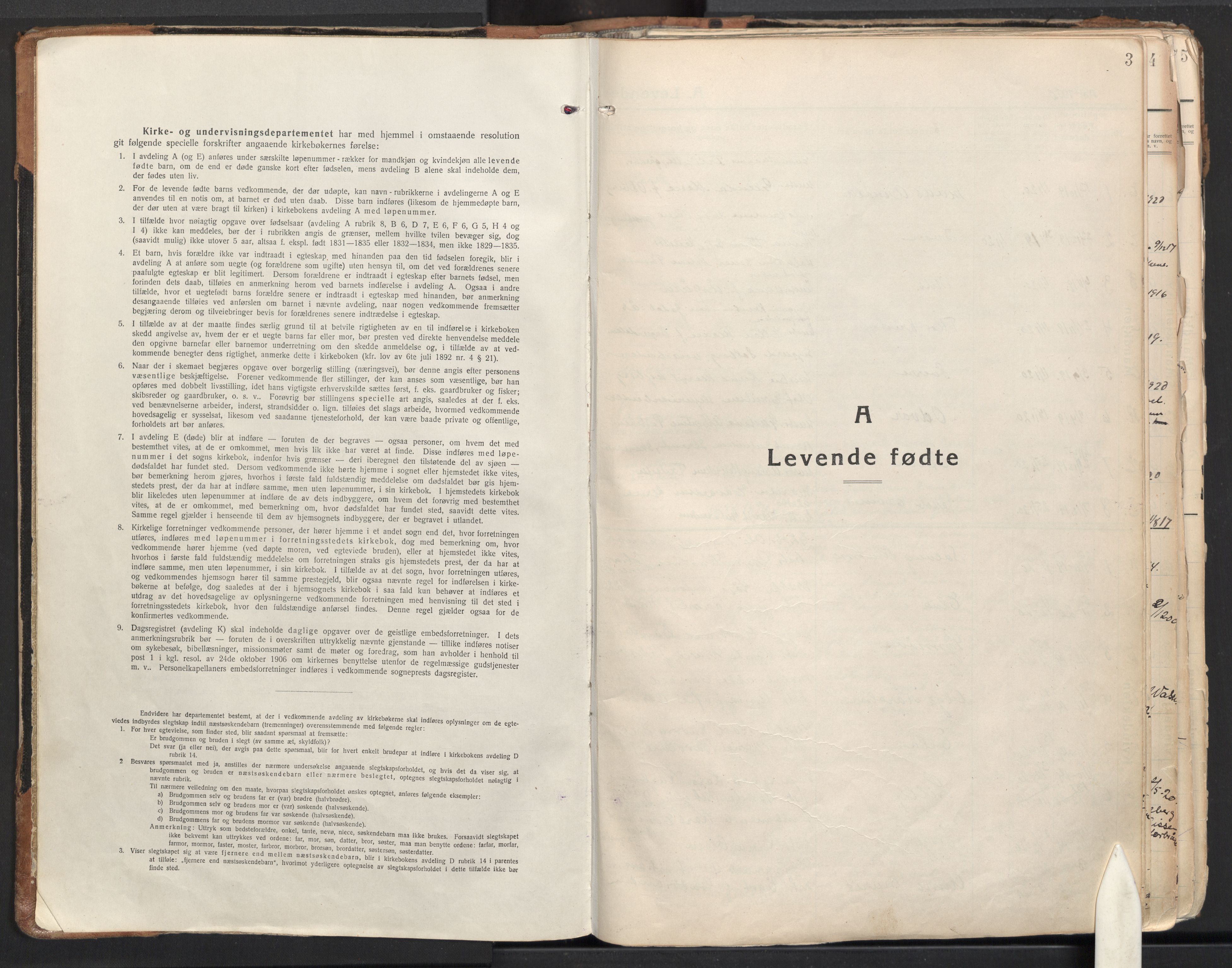 Eidsvoll prestekontor Kirkebøker, SAO/A-10888/F/Fa: Parish register (official) no. I 10, 1920-1933, p. 3