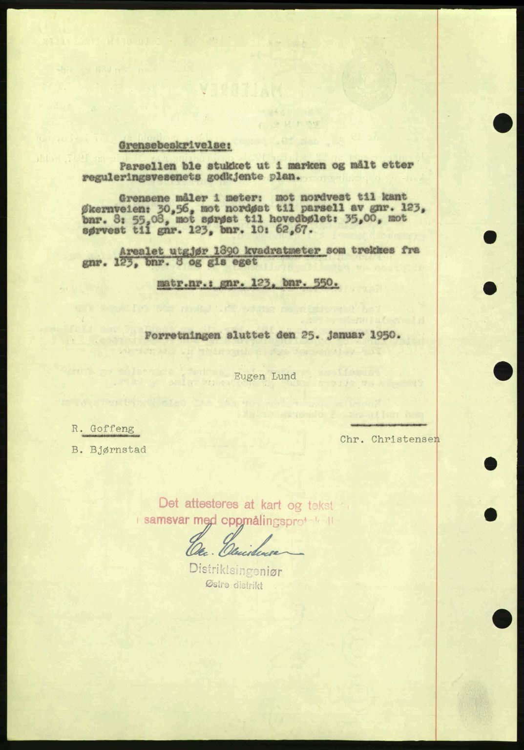 Oslo byskriverembete, AV/SAO-A-10227/G/Gb/Gbd/Gbda/L0017: Mortgage book no. A215, 1949-1950, Diary no: : 1146/1950