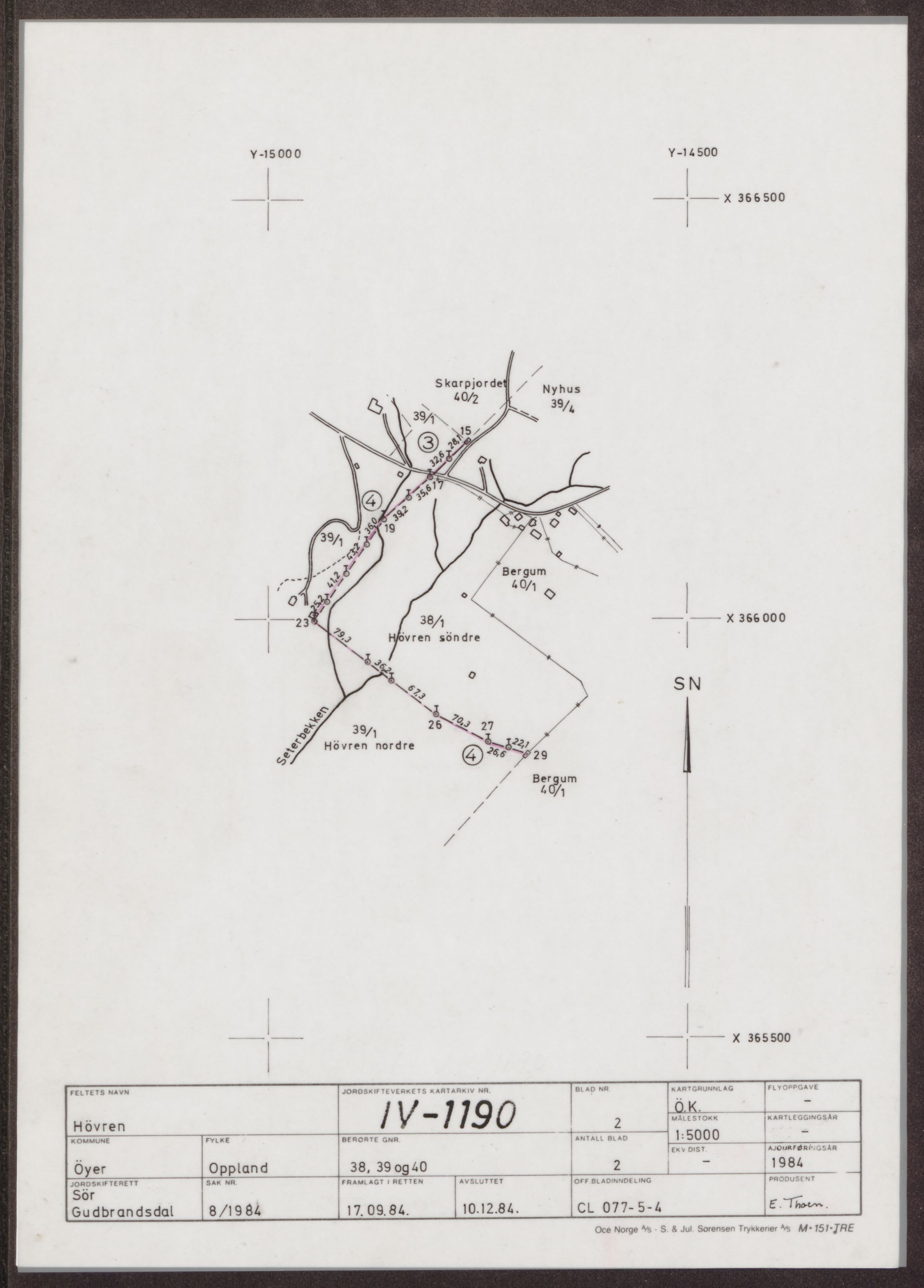Jordskifteverkets kartarkiv, AV/RA-S-3929/T, 1859-1988, p. 1524