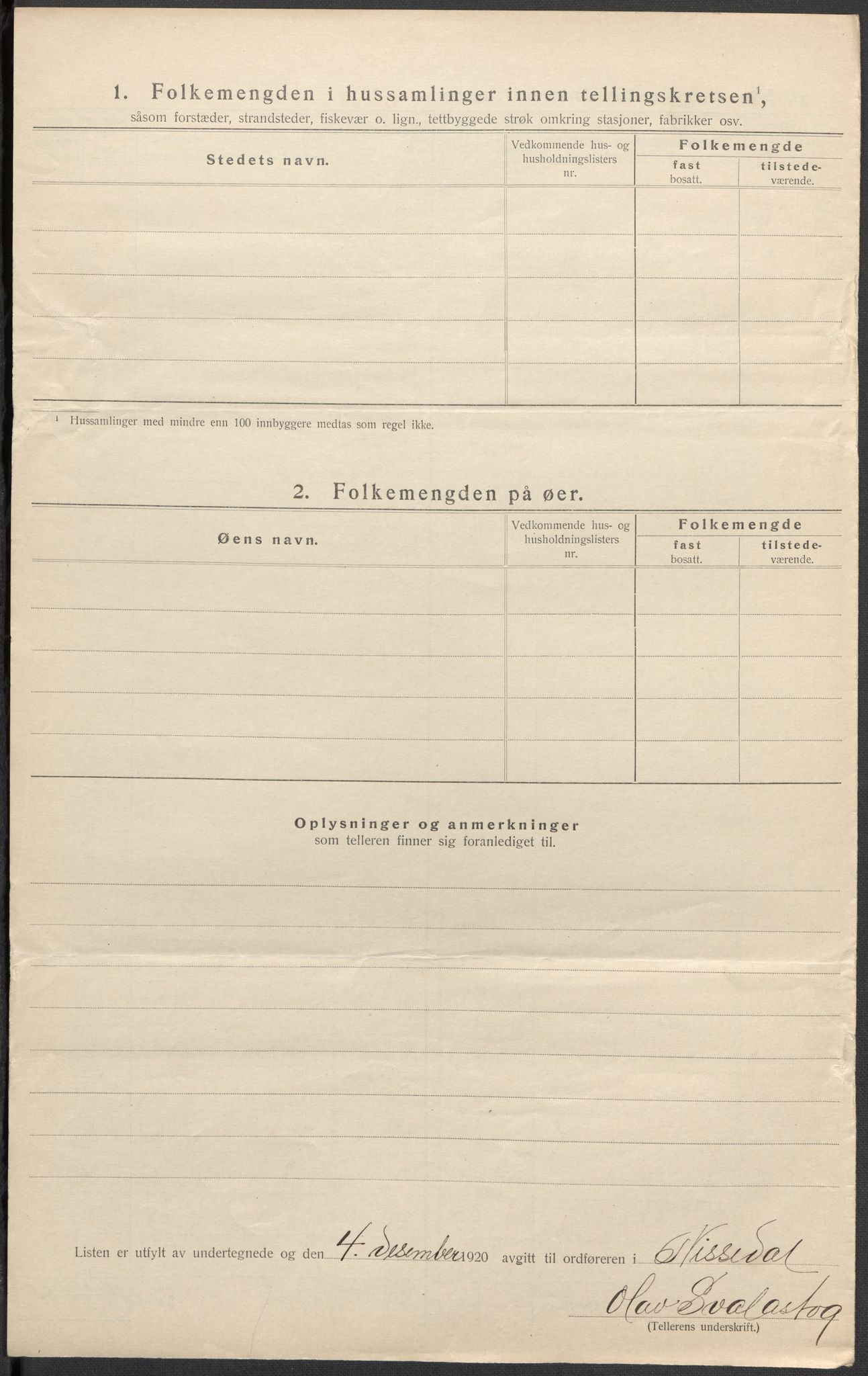 SAKO, 1920 census for Nissedal, 1920, p. 31