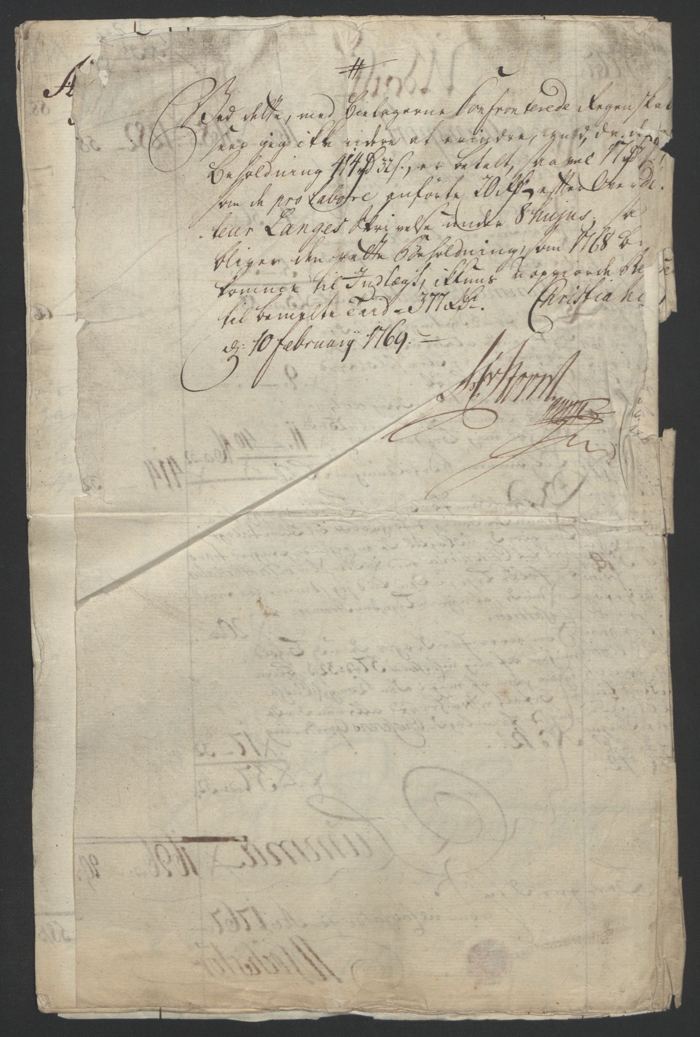 Rentekammeret inntil 1814, Reviderte regnskaper, Byregnskaper, AV/RA-EA-4066/R/Rf/L0119/0001: [F2] Kontribusjonsregnskap / Ekstraskatt, 1762-1767, p. 385